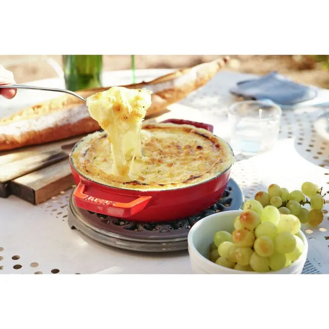 STAUB Pans 20 cm / 8 inch Cast Iron Frying Pan With 2 Handles, Cherry