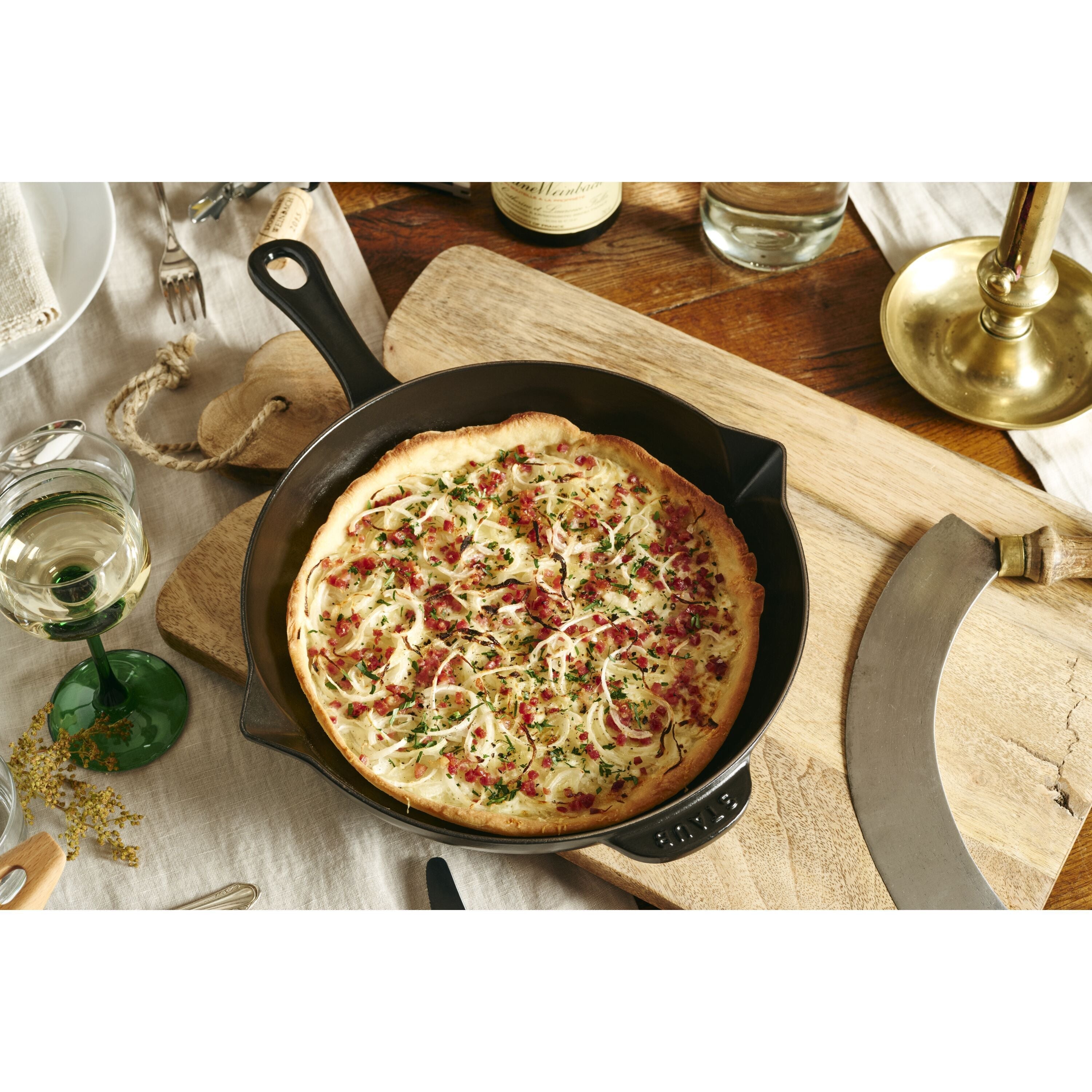 STAUB 26 cm (10 inch) Cast Iron Frying Pan – Black, Durable & Even Heating-3