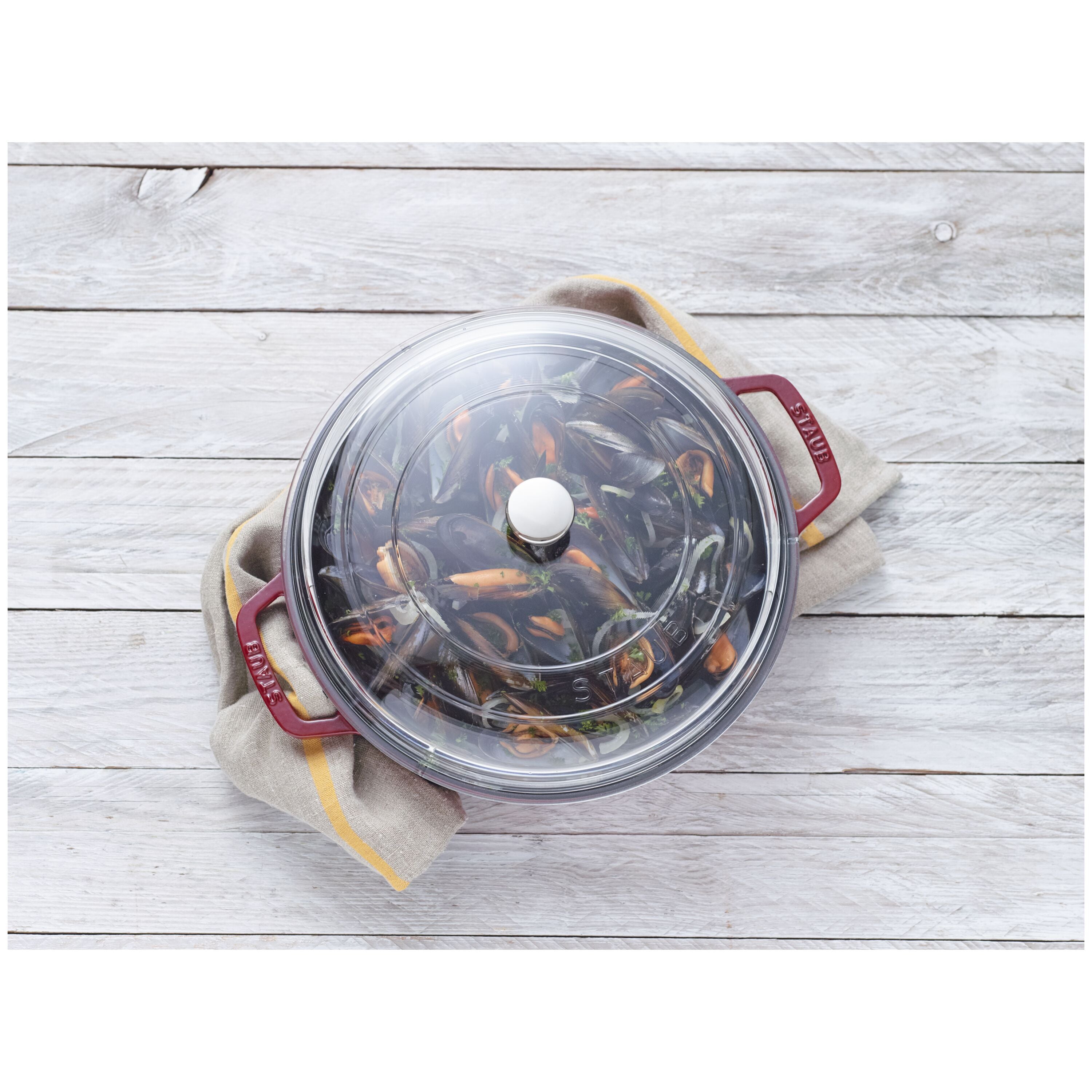 STAUB Lid Domed 28 cm, Glass