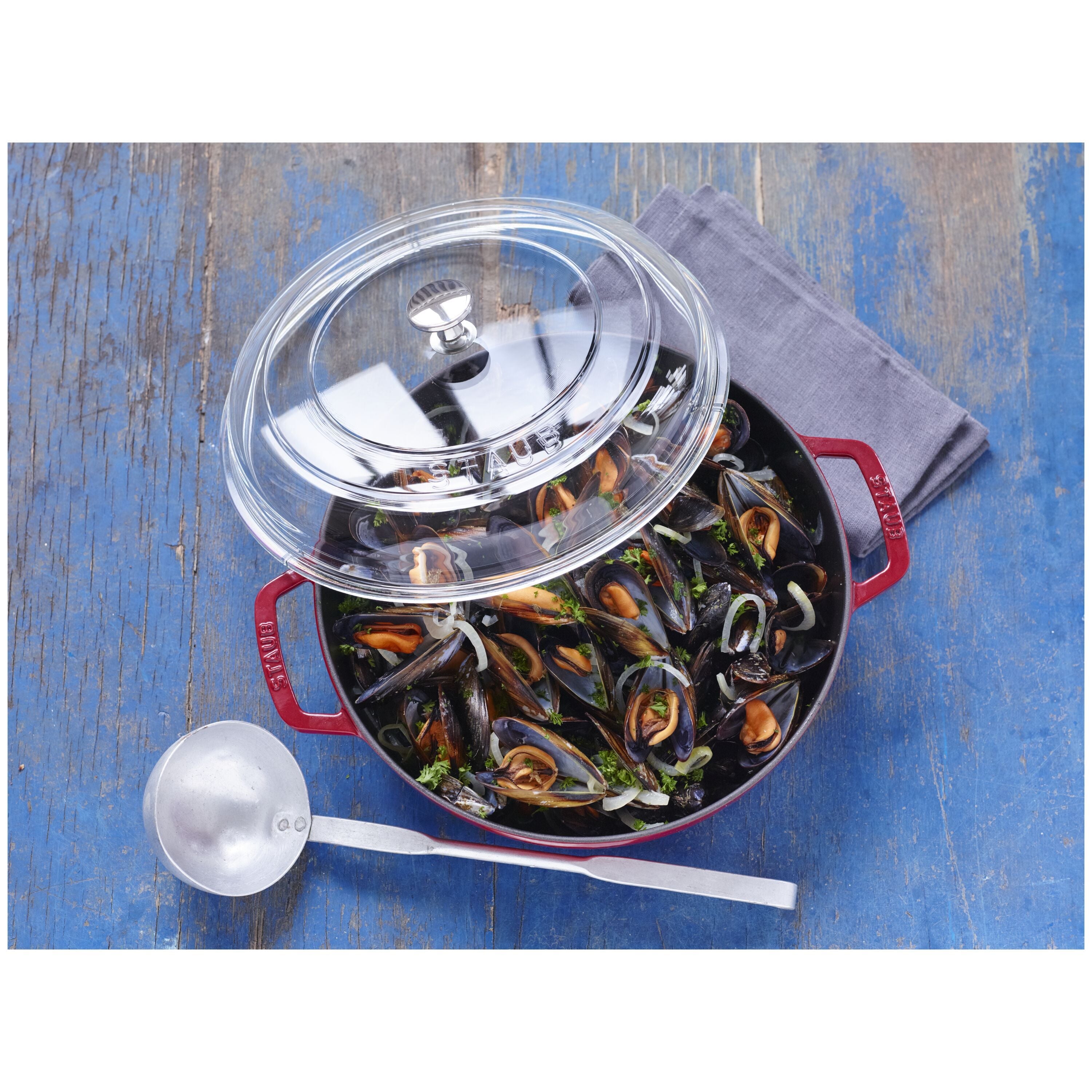 STAUB Lid Domed 28 cm, Glass