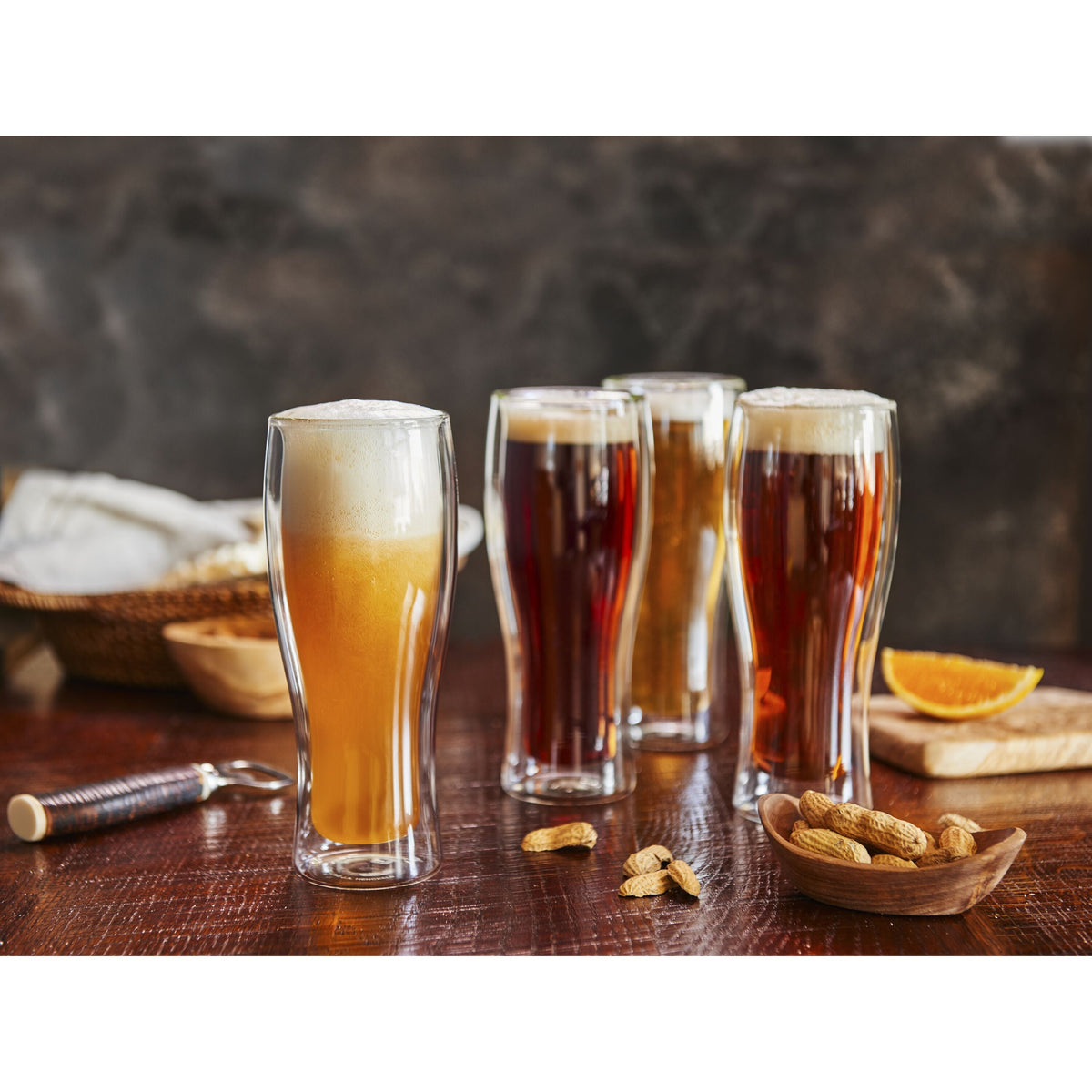 ZWILLING Sorrento Bar 2 Piece Beer Glass Set, Transparent