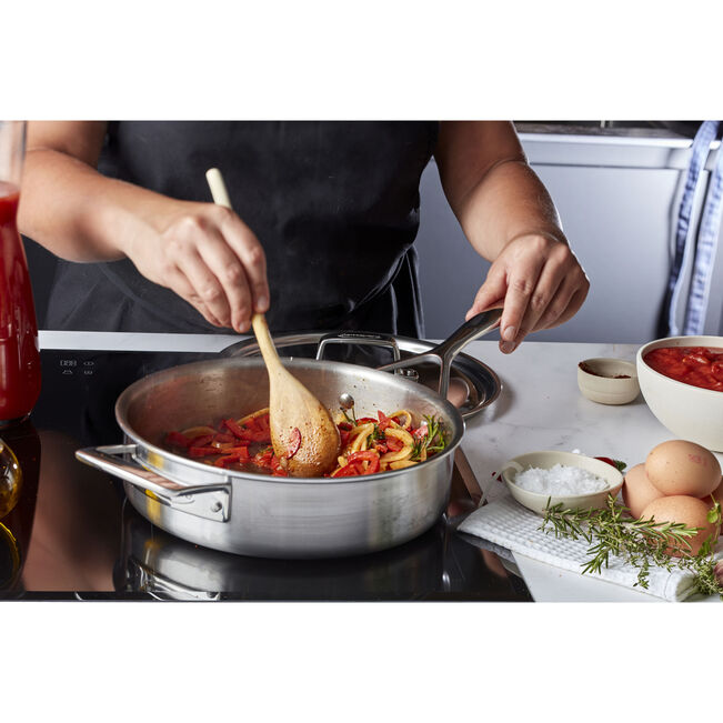 DEMEYERE Essential 5 24 cm 18/10 Stainless Steel Saute Pan
