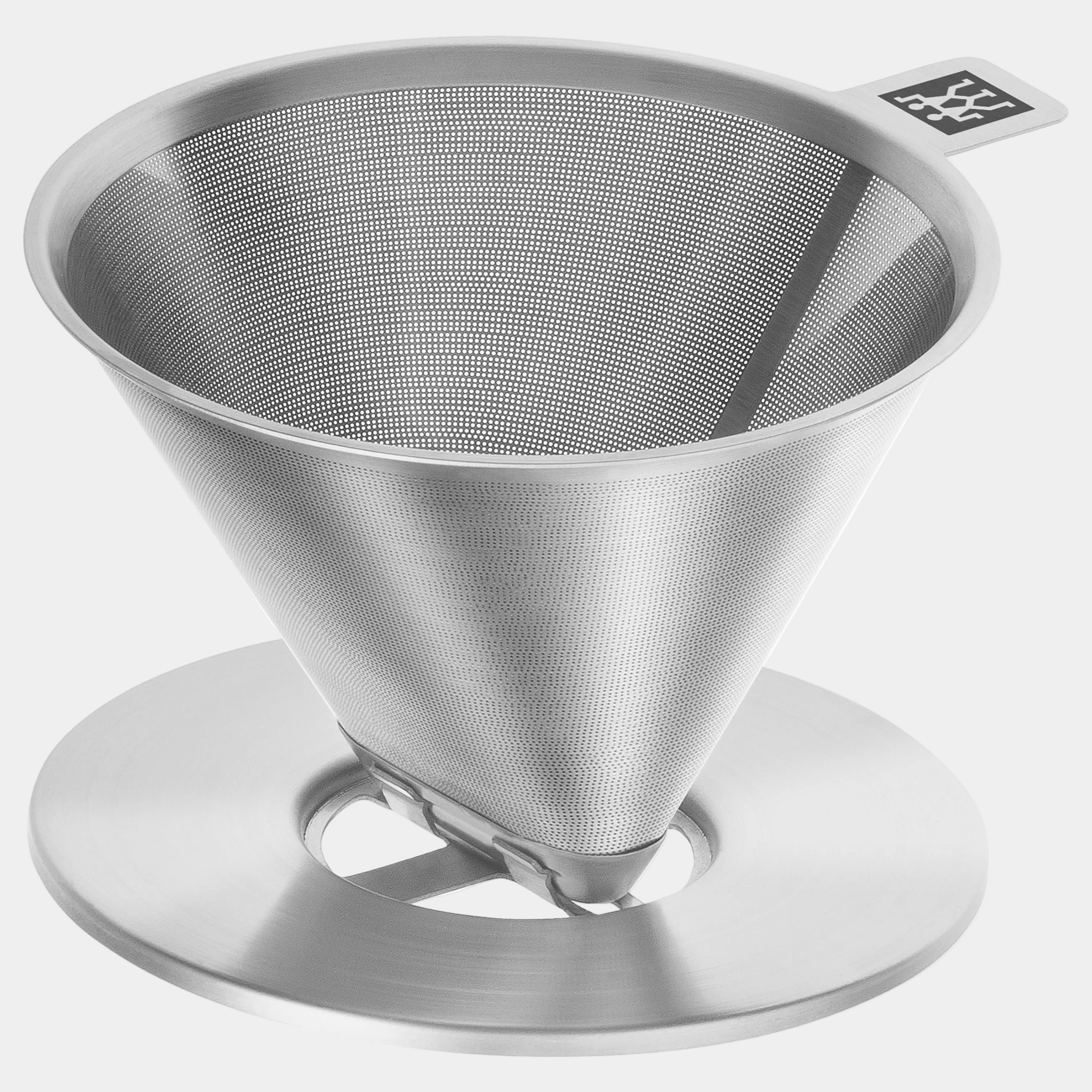 ZWILLING Coffee Pour Over Coffee Dripper set stainless steel filter for hand-brewed coffee.