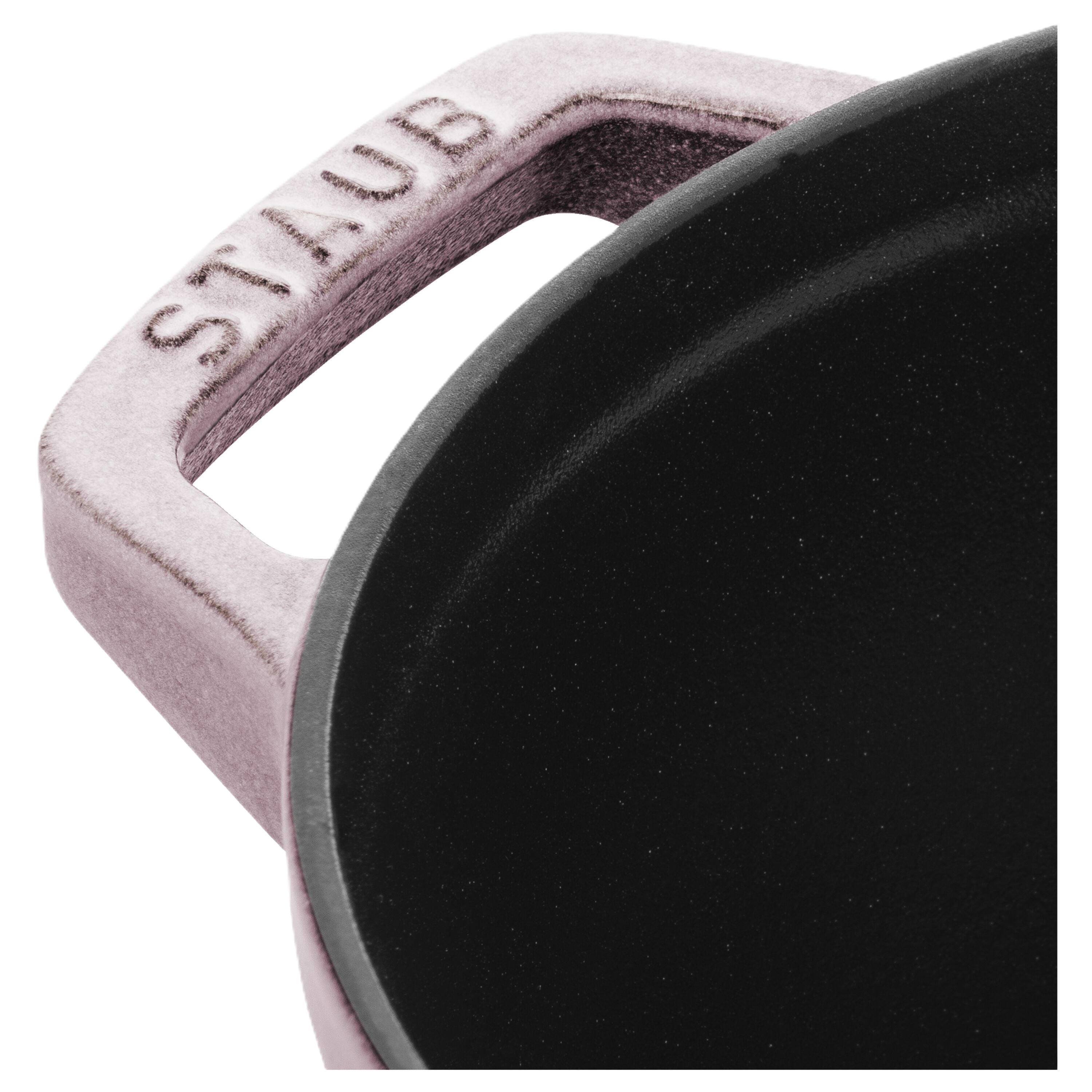 STAUB La Cocotte 4.75 L Cast Iron Round Cocotte Deep, Cherry Blossom