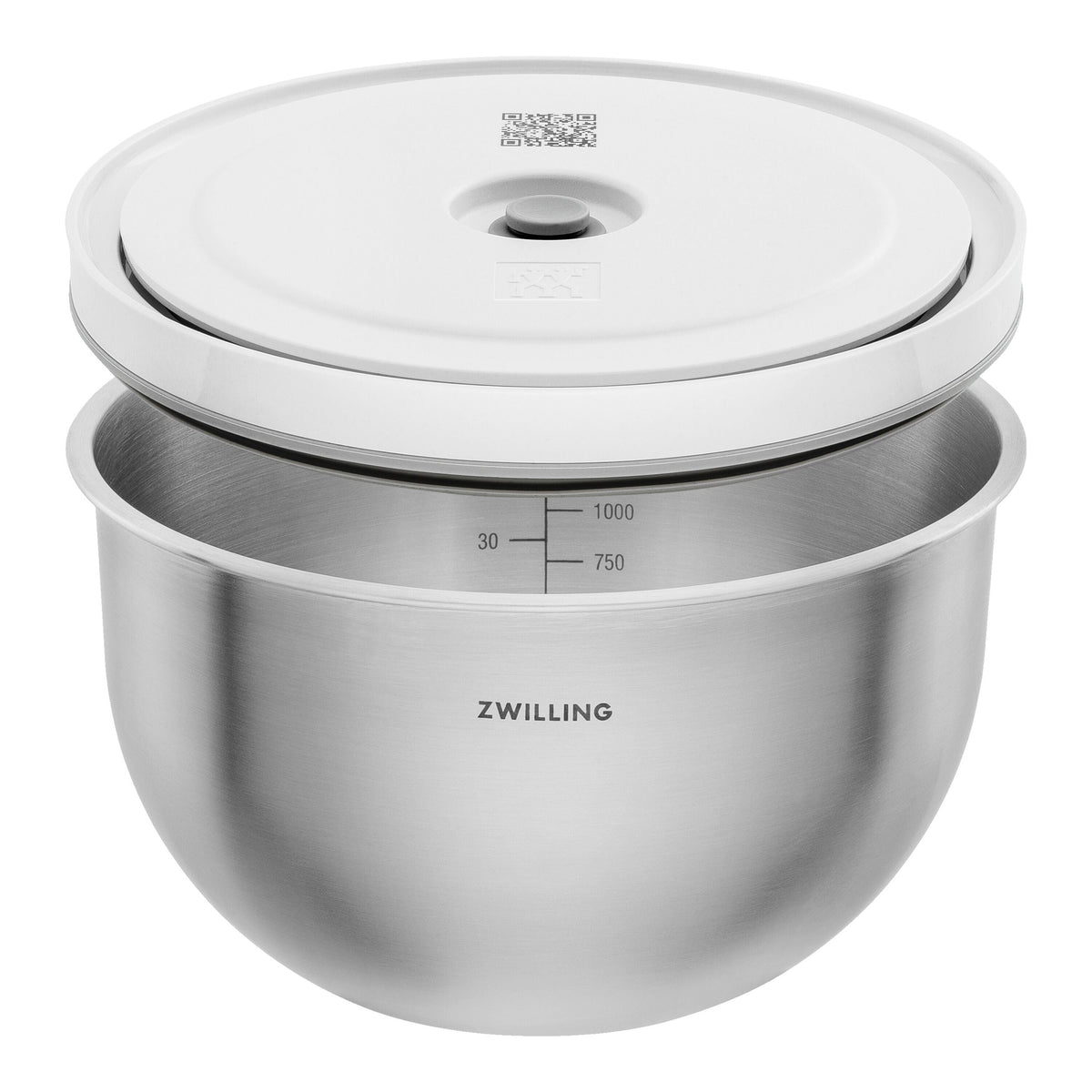 ZWILLING Fresh & Save BOWLS Vacuum Bowl M / 18 cm, Stainless Steel, Silver