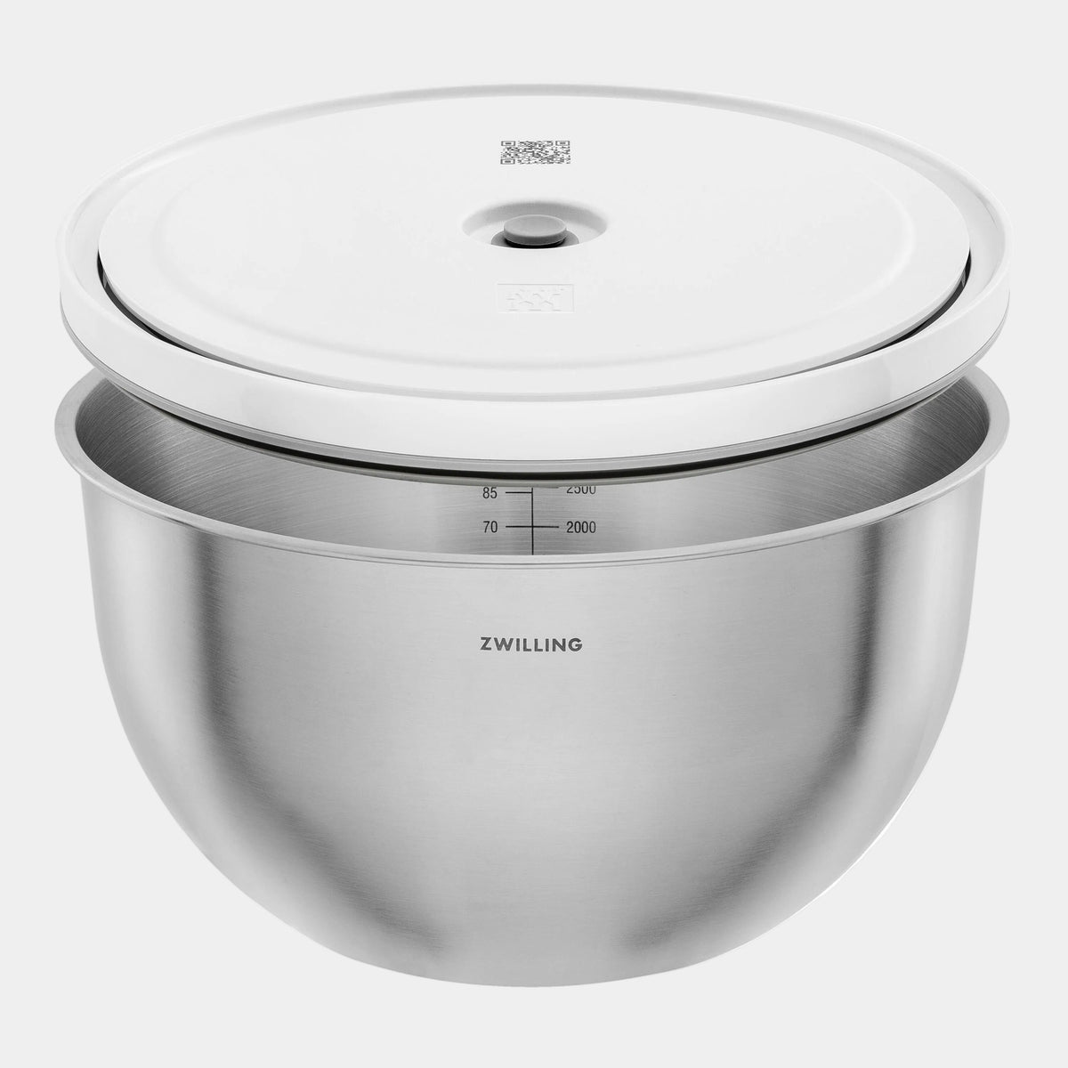 ZWILLING Fresh & Save BOWLS Vacuum Bowl L / 24 cm, Stainless Steel, Silver