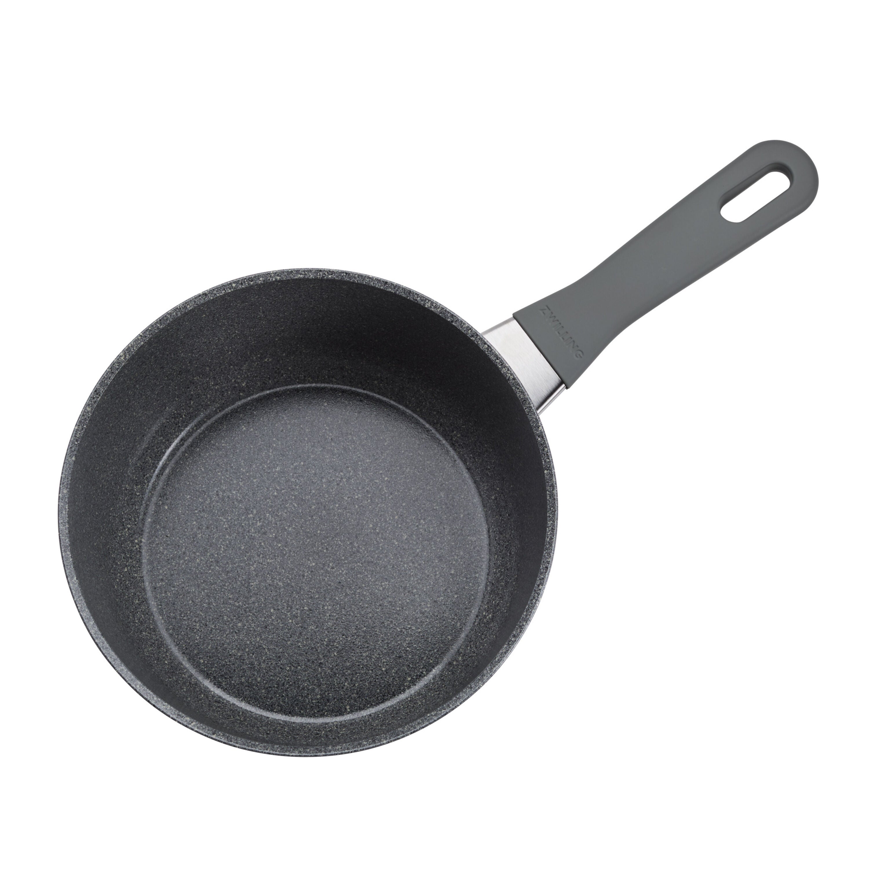 ZWILLING Parma Plus Ceramic 2.75 L Aluminum Round Sauce Pan With Lid, Grey