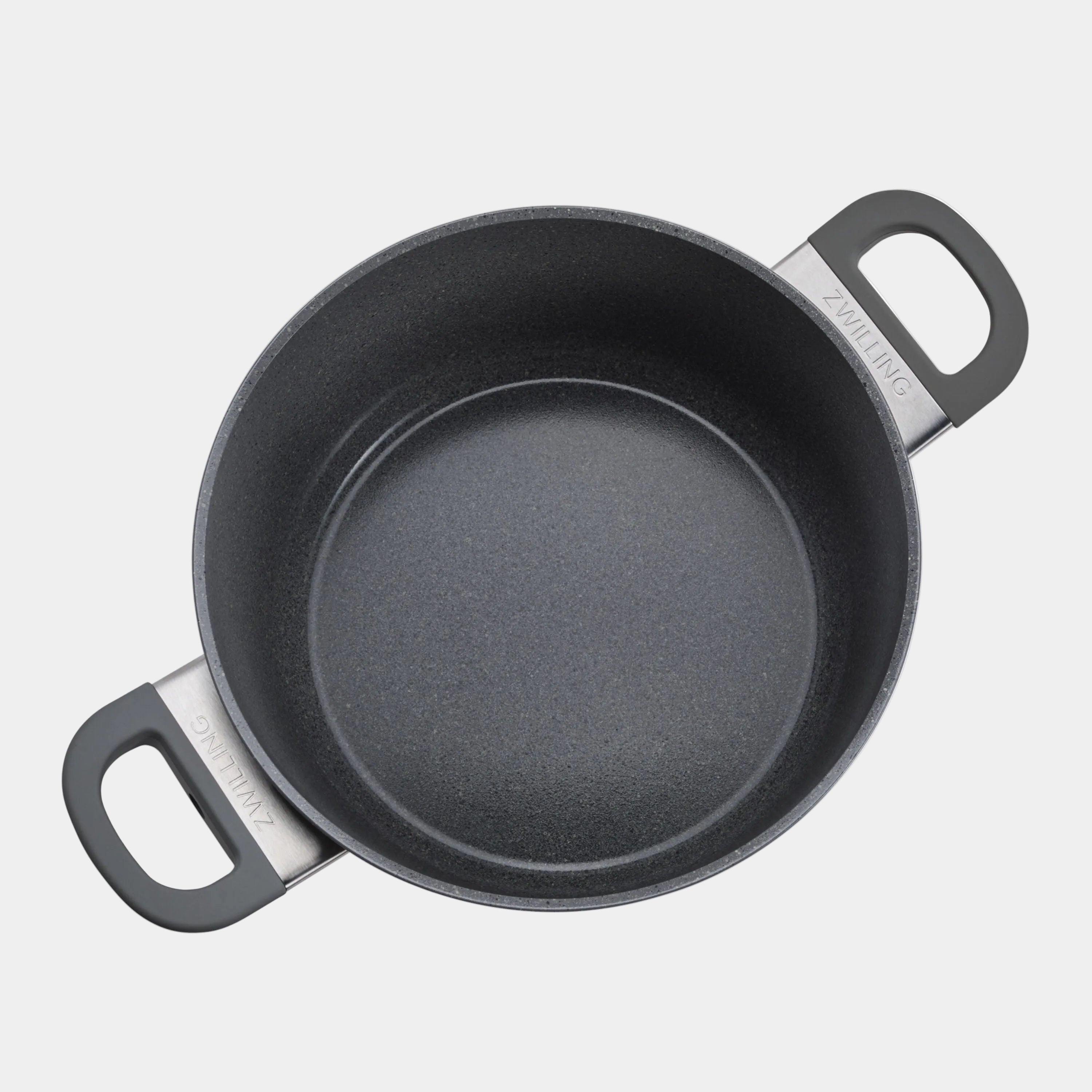 zwilling grey cookware upper view