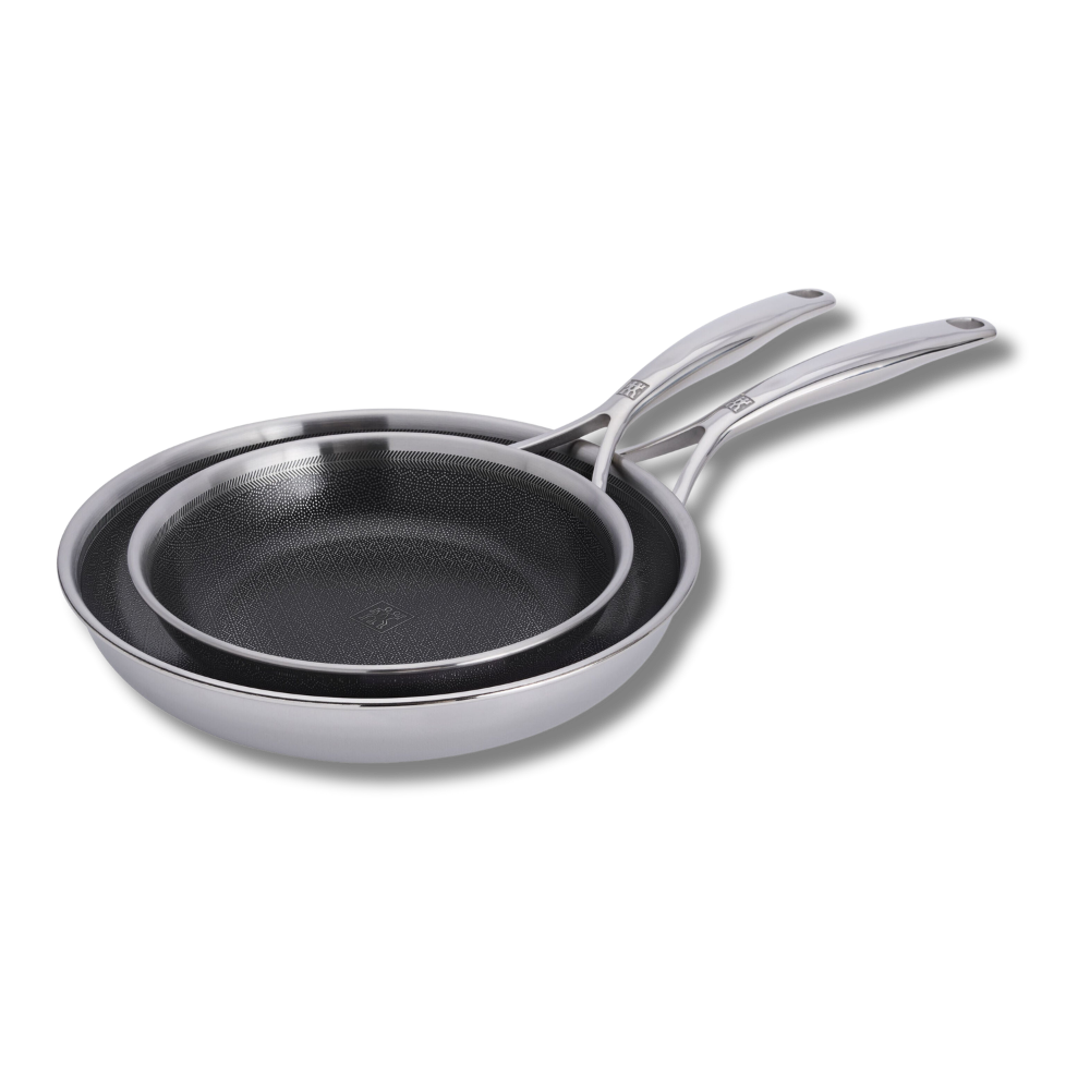 ZWILLING Peak 2 Piece 18/10 Stainless Steel Fry Pan Set