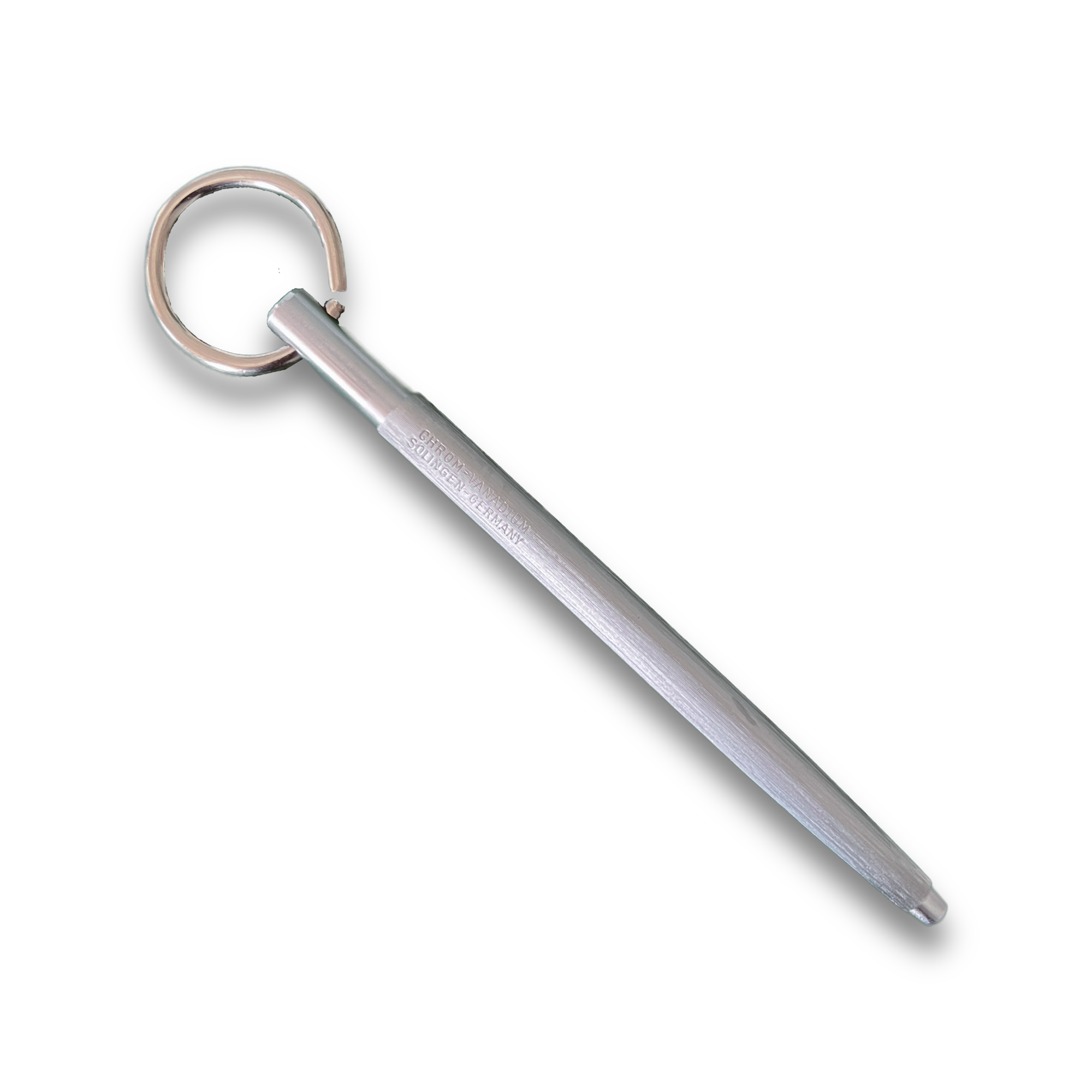 Sharpening Steel with Steel Ring, 6 inches