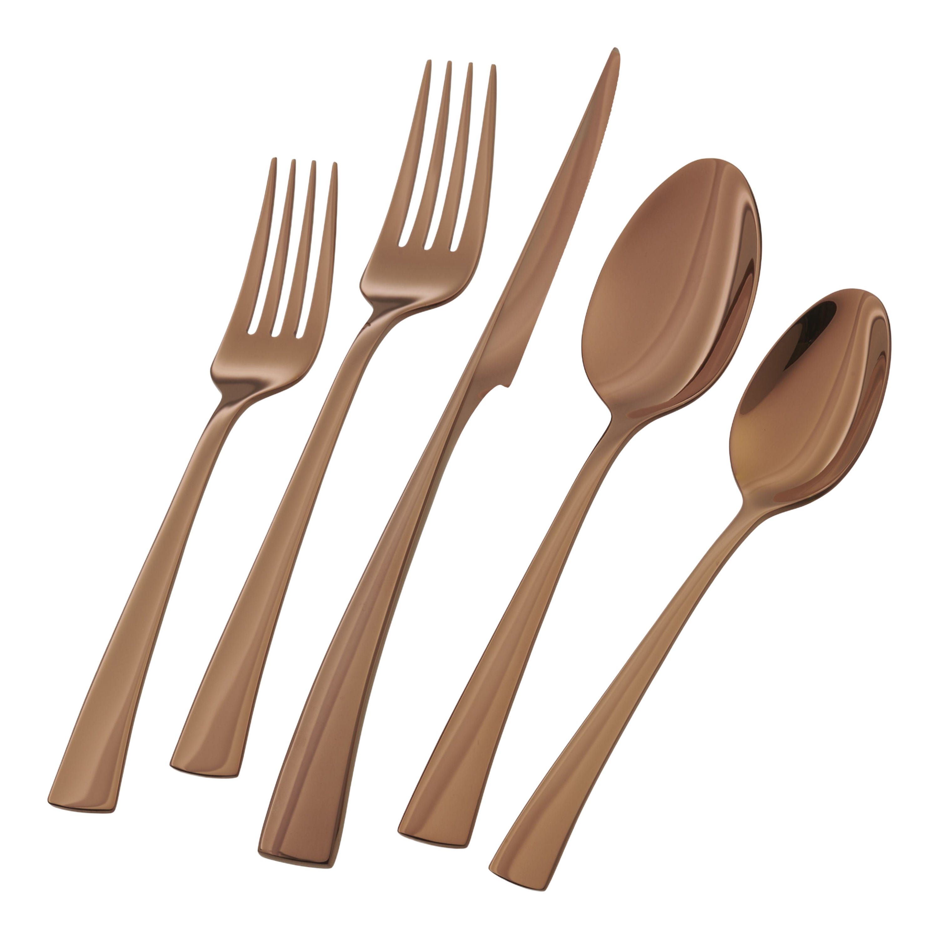 Zwilling Bellasera 20-Piece Rose Gold Stainless Steel Flatware Set-0