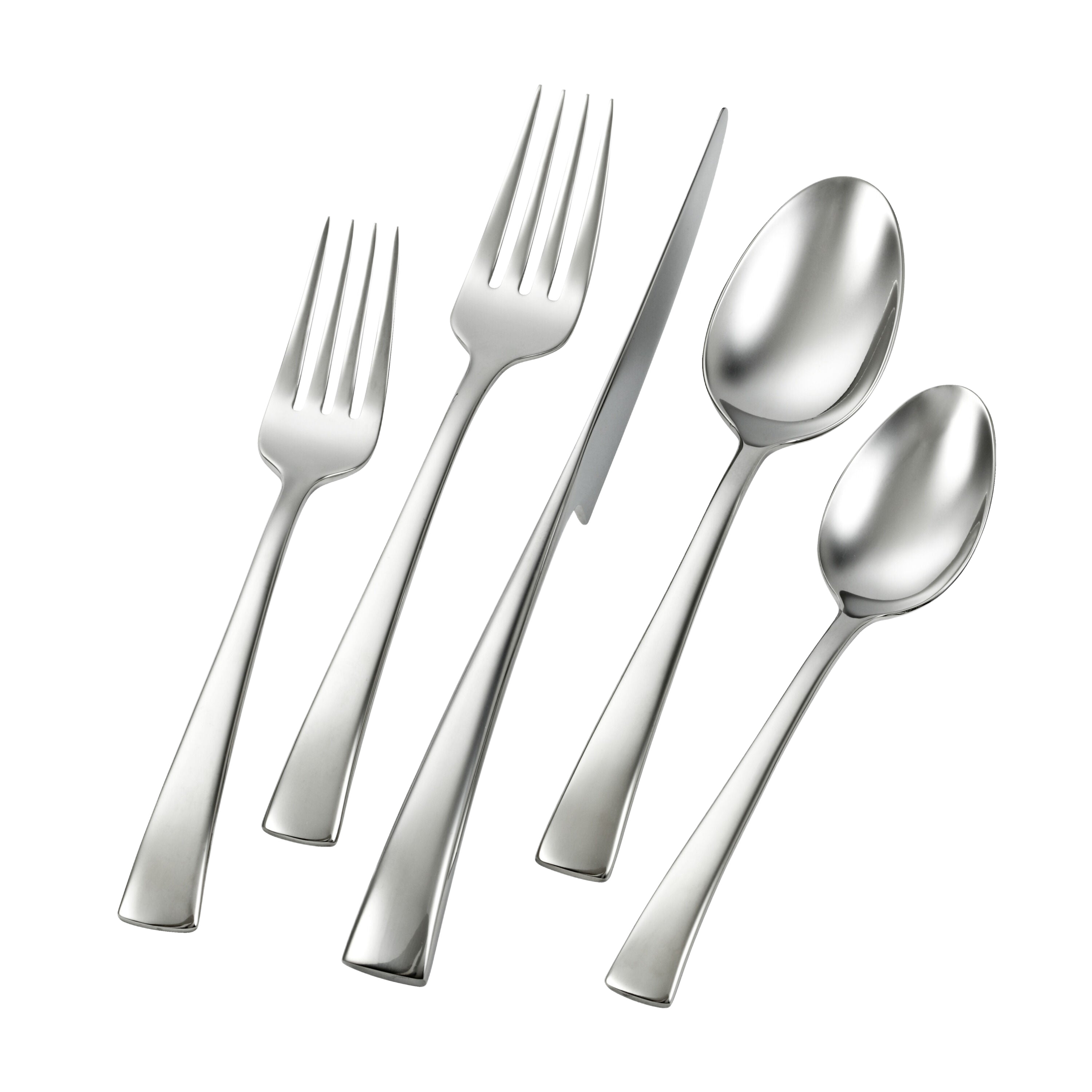 ZWILLING Bellasera 45 Pcs Flatware Set – Polished 18/10 Stainless Steel dining cutlery.