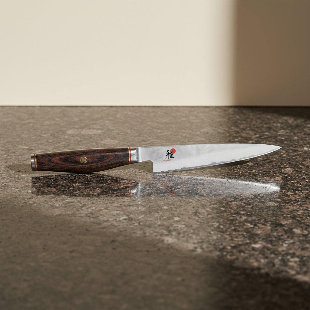 MIYABI 6000 MCT 5 inch Shotoh, Brown