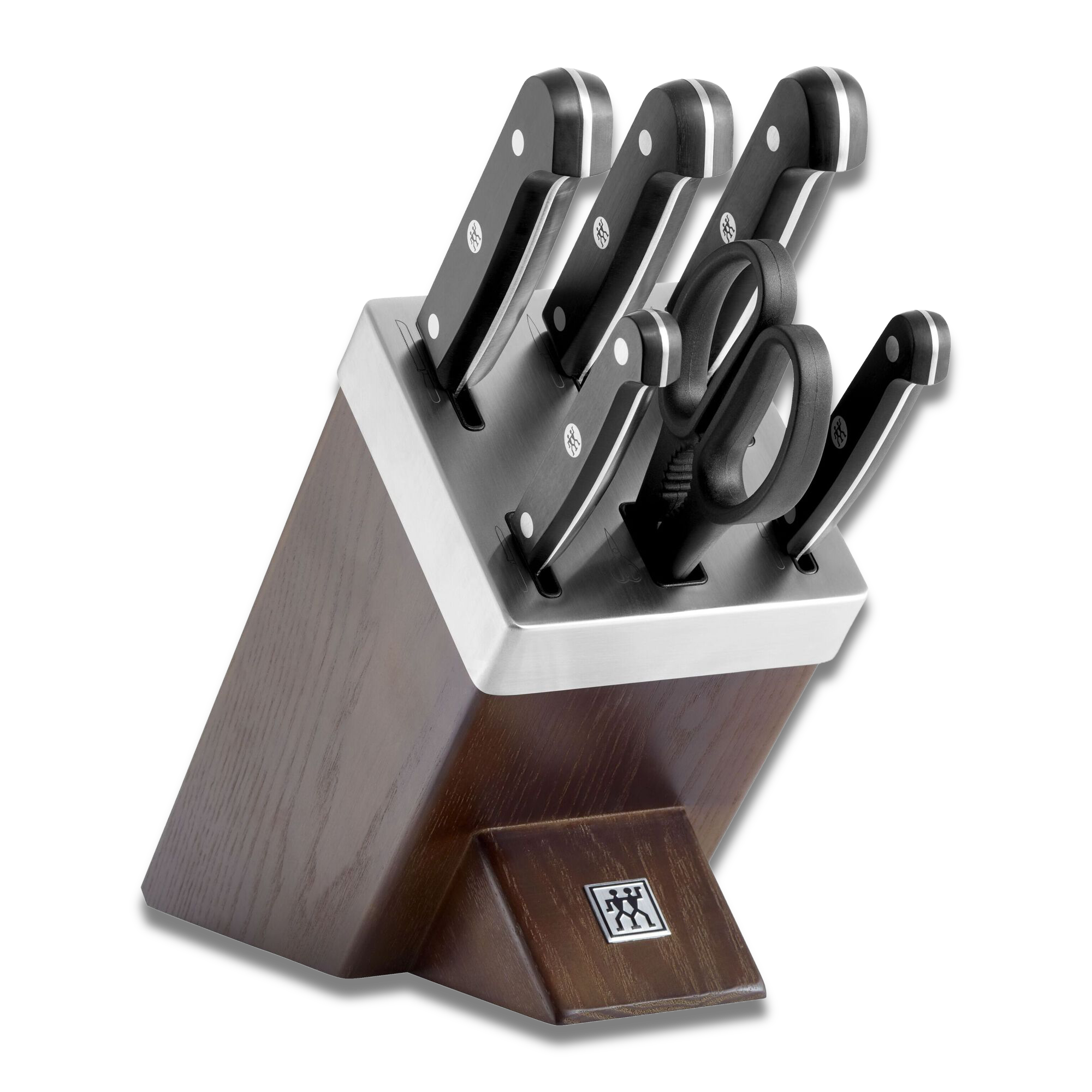 Zwilling 7-Piece Self-Sharpening Knife Block Set – Brown | Made in Germany