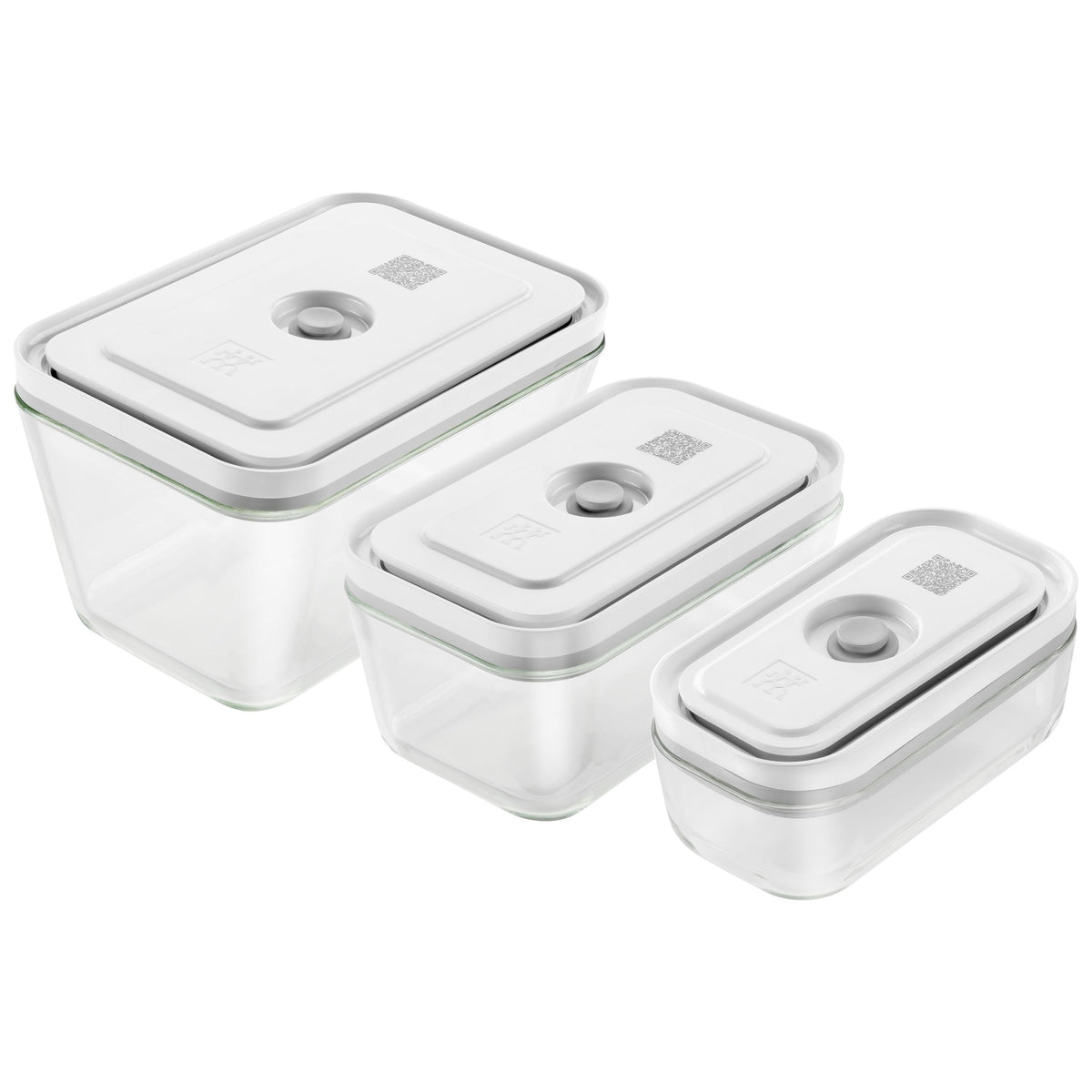 ZWILLING Fresh & Save S/M/L / 3 Piece Vacuum Box Set, Grey