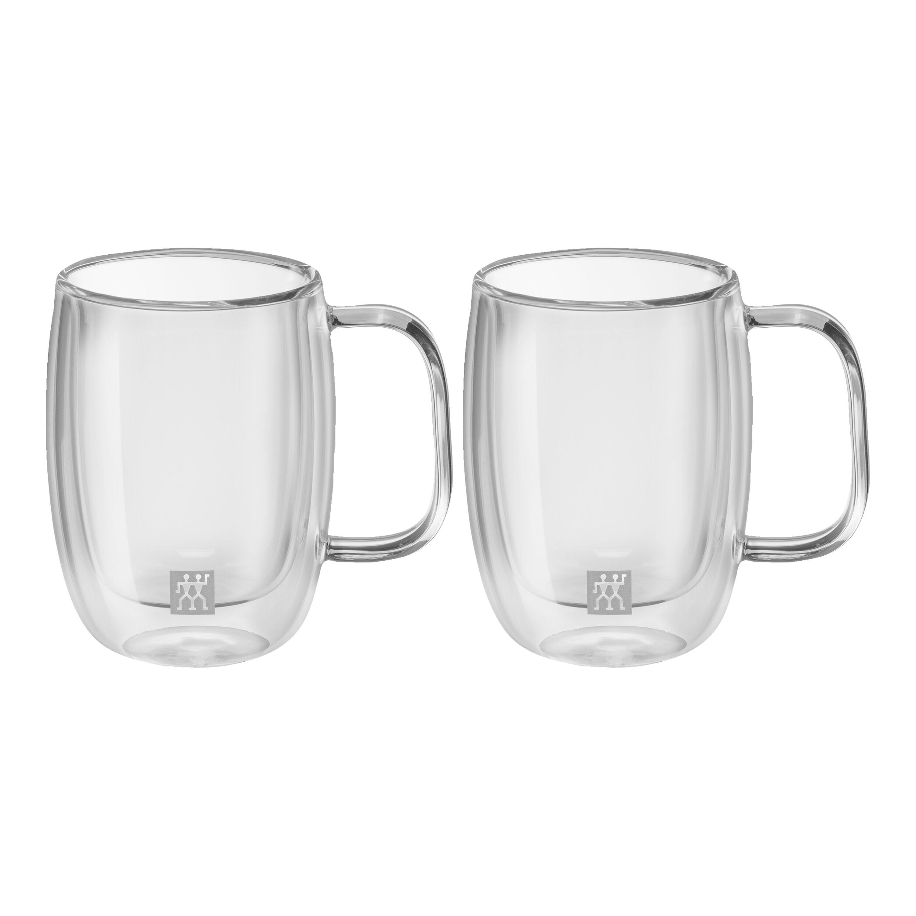 ZWILLING Sorrento Plus 2 Piece Espresso Glass Set, Transparent