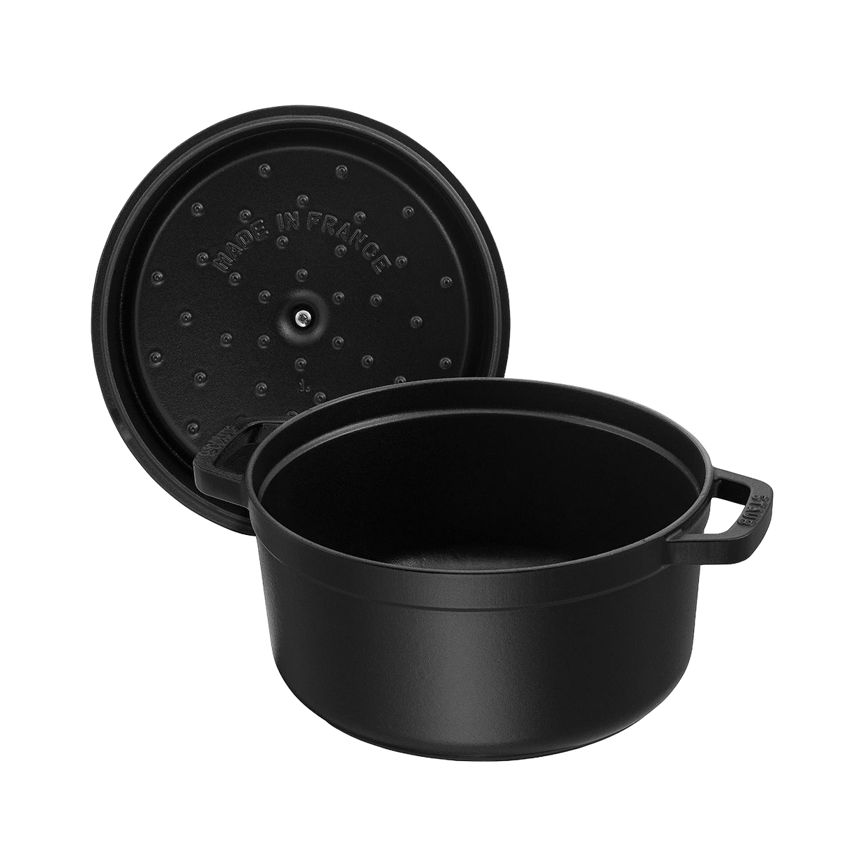 STAUB La Cocotte 5.25 L Cast Iron Round Cocotte, Black-2
