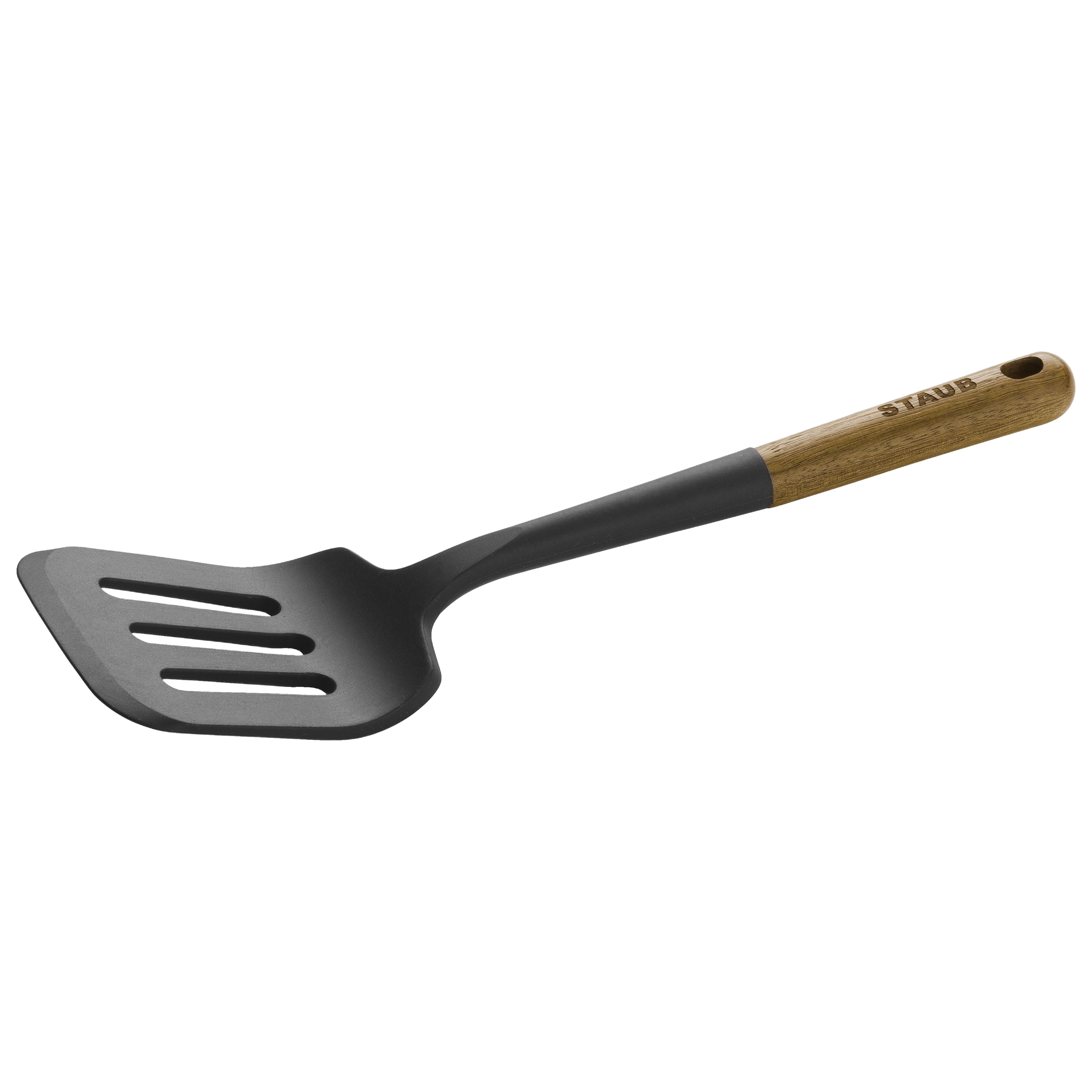 STAUB 31 cm Silicone Turner, Black-0