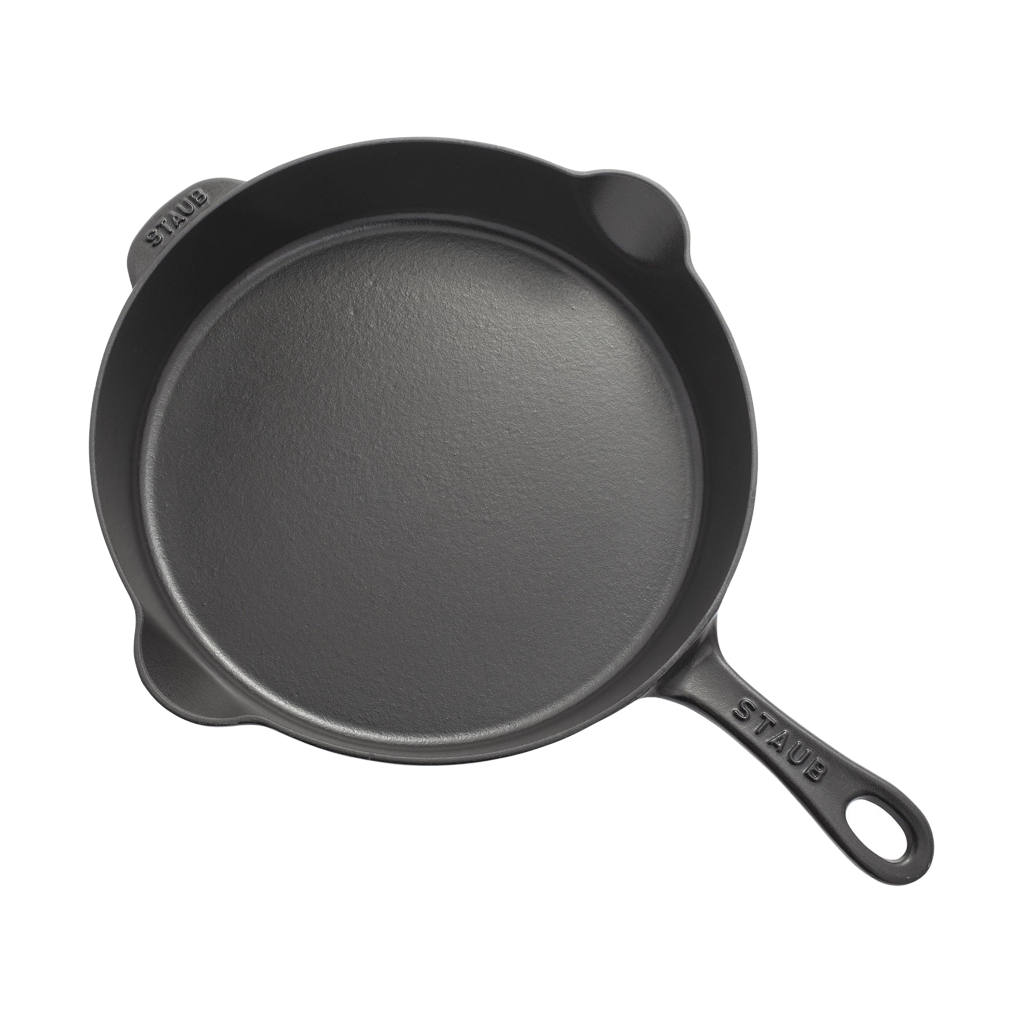 STAUB Pans 28 cm / 11 inch Cast Iron Traditional Deep Frypan, Black-2