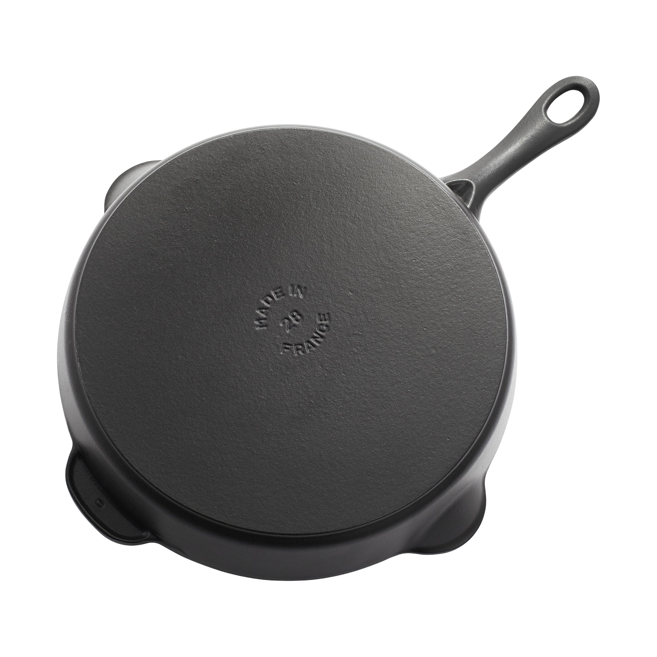 STAUB Pans 28 cm / 11 inch Cast Iron Traditional Deep Frypan, Black-3