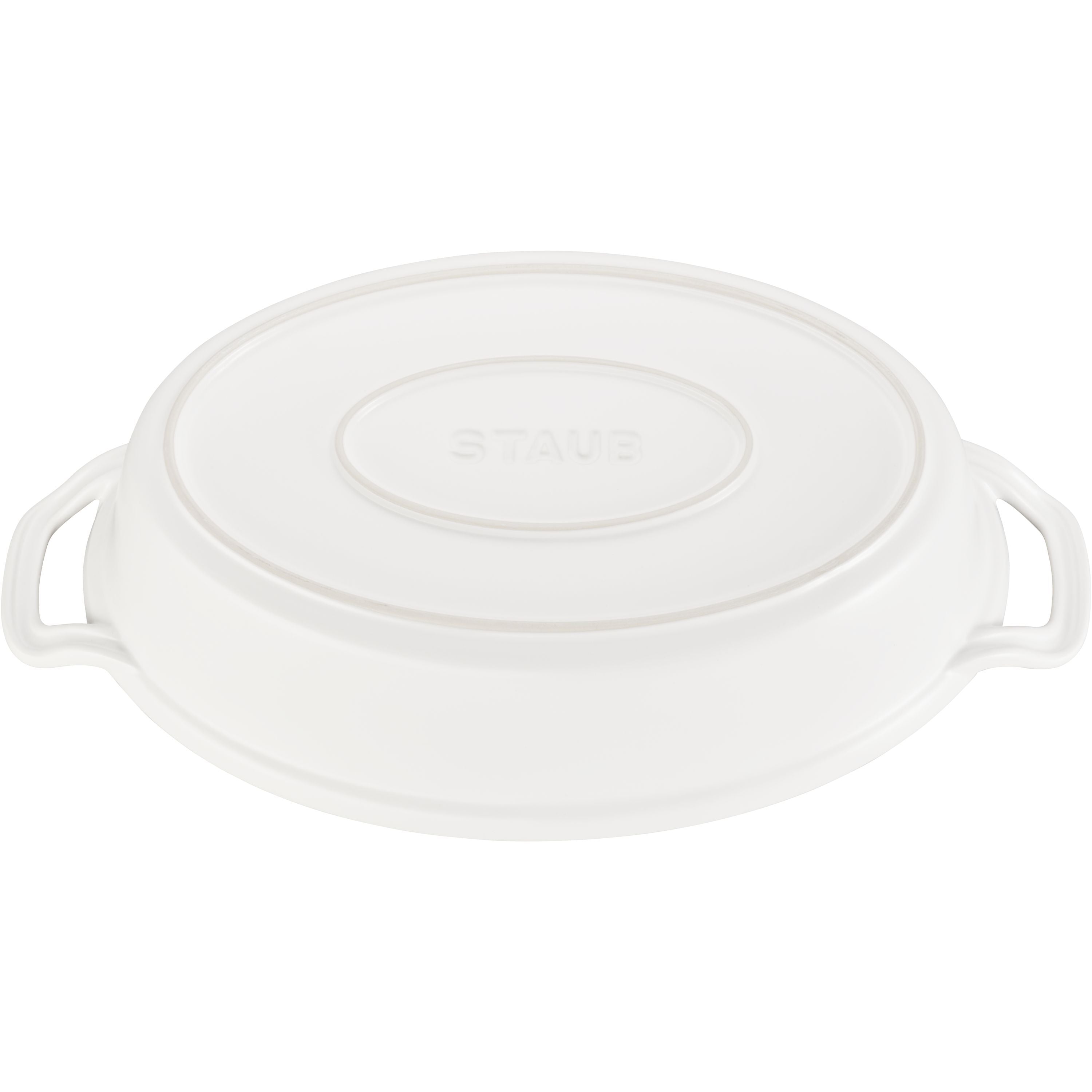 STAUB Ceramique Ceramic Special Shape Bakeware, Matte-White
