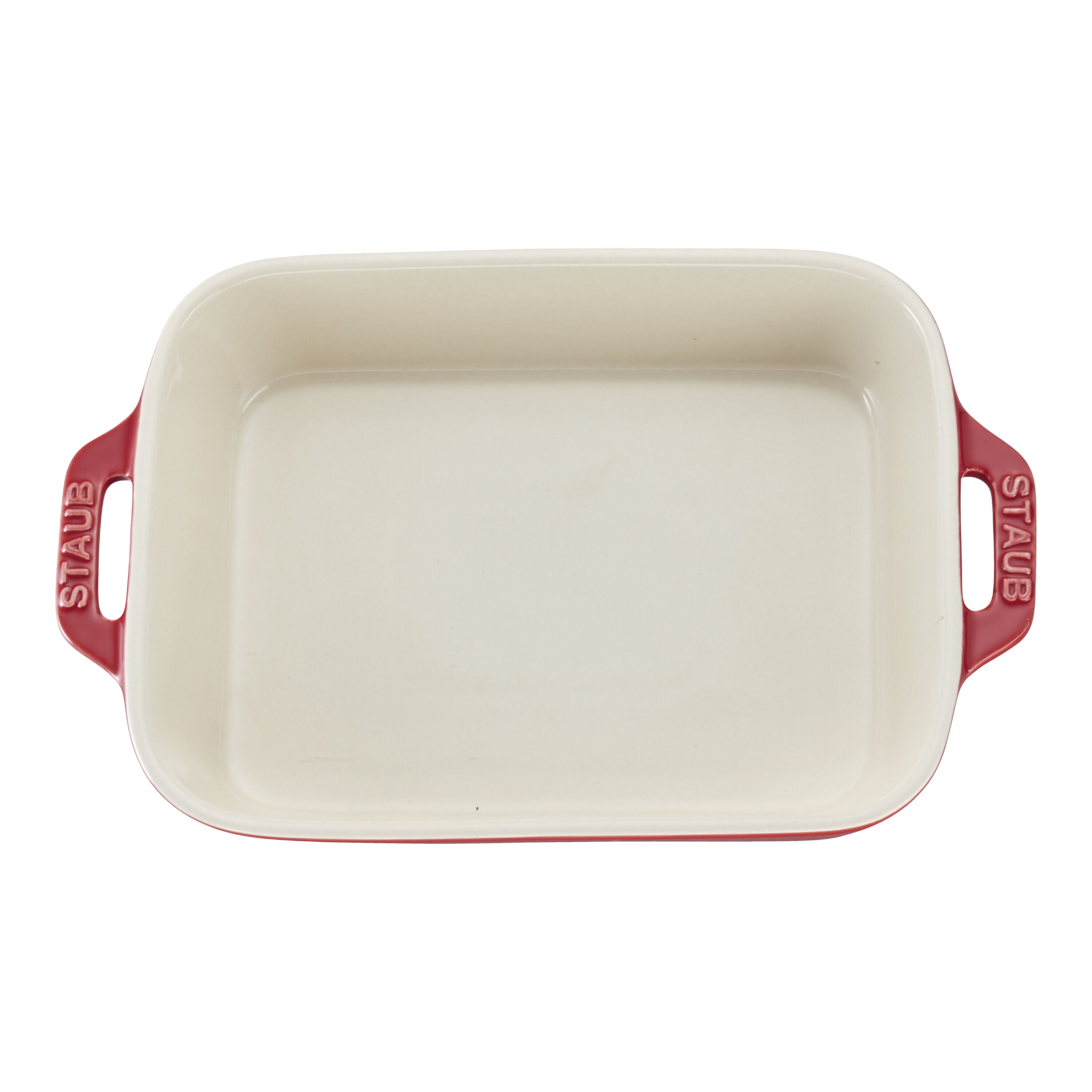 STAUB Ceramique 4.4 L Ceramic Rectangular Oven Dish, Cherry-2