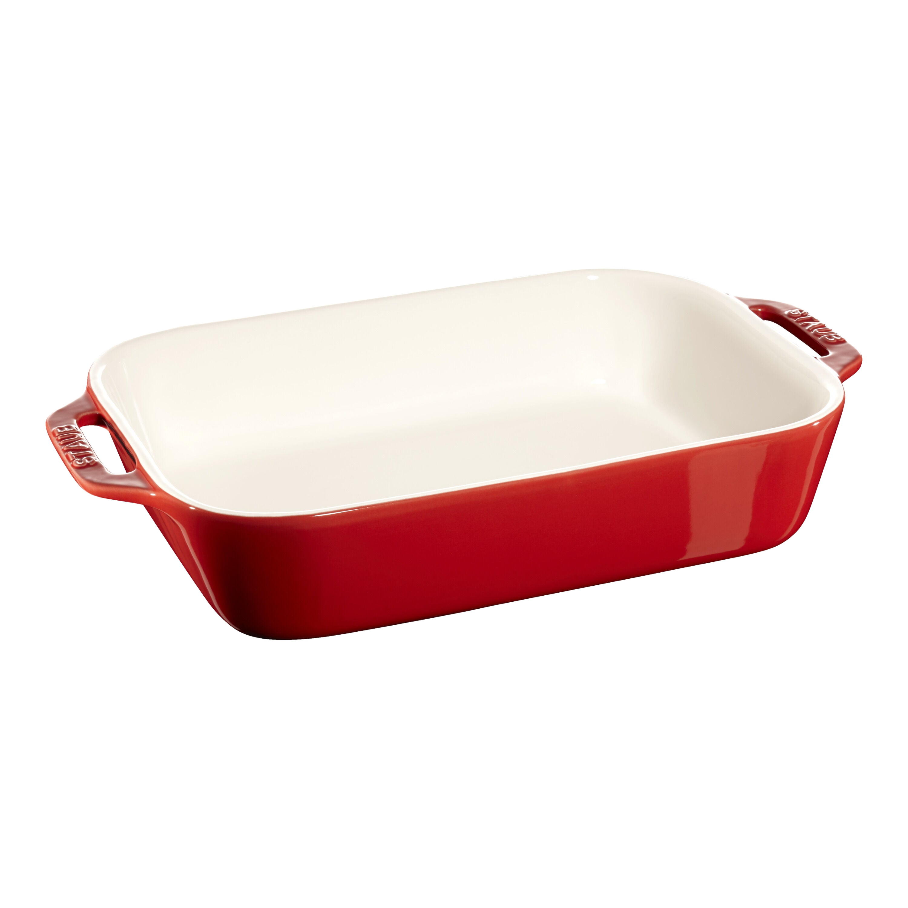 STAUB Ceramique 4.4 L Ceramic Rectangular Oven Dish, Cherry-1