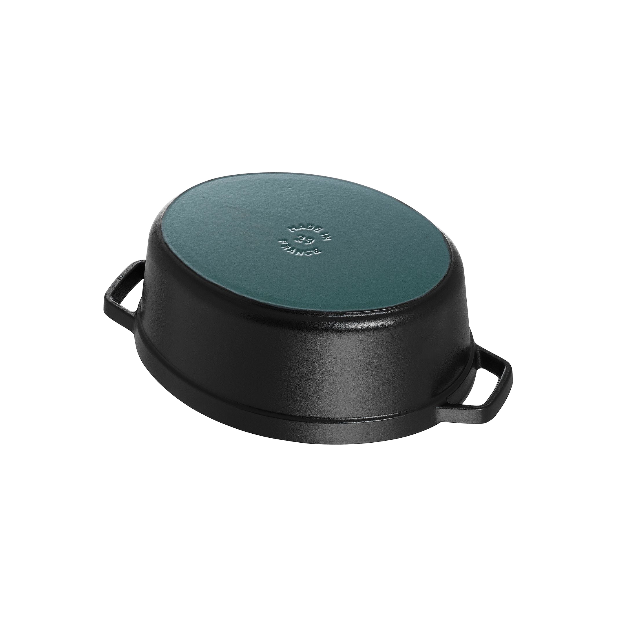 STAUB La Cocotte 8L Cast Iron Oval Roaster Oven Black-1