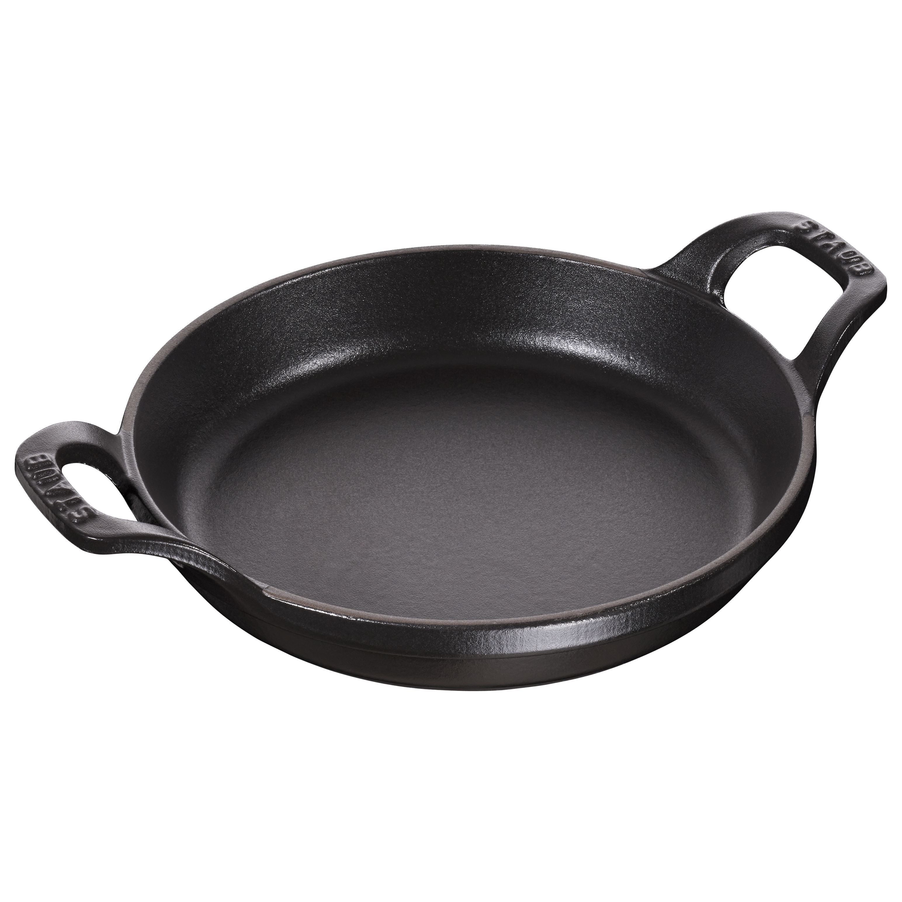 STAUB Specialities 750 ml Cast Iron Round Oven Dish, Black-2