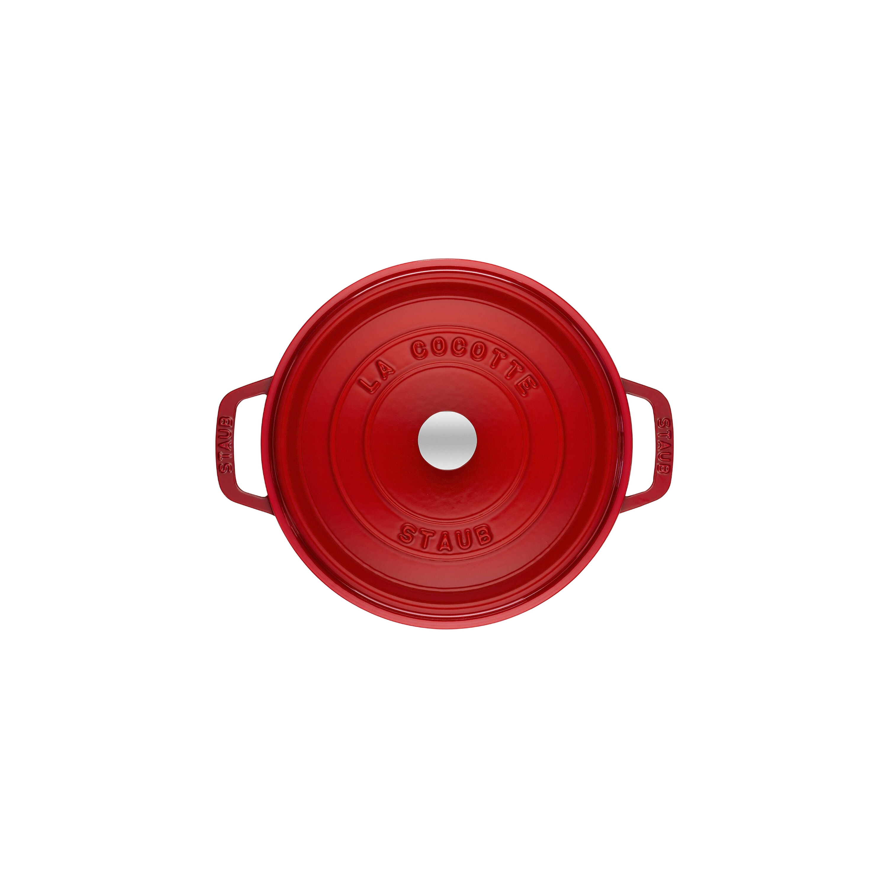 STAUB La Cocotte 8.4 L Cast Iron Round Cocotte, Cherry-3
