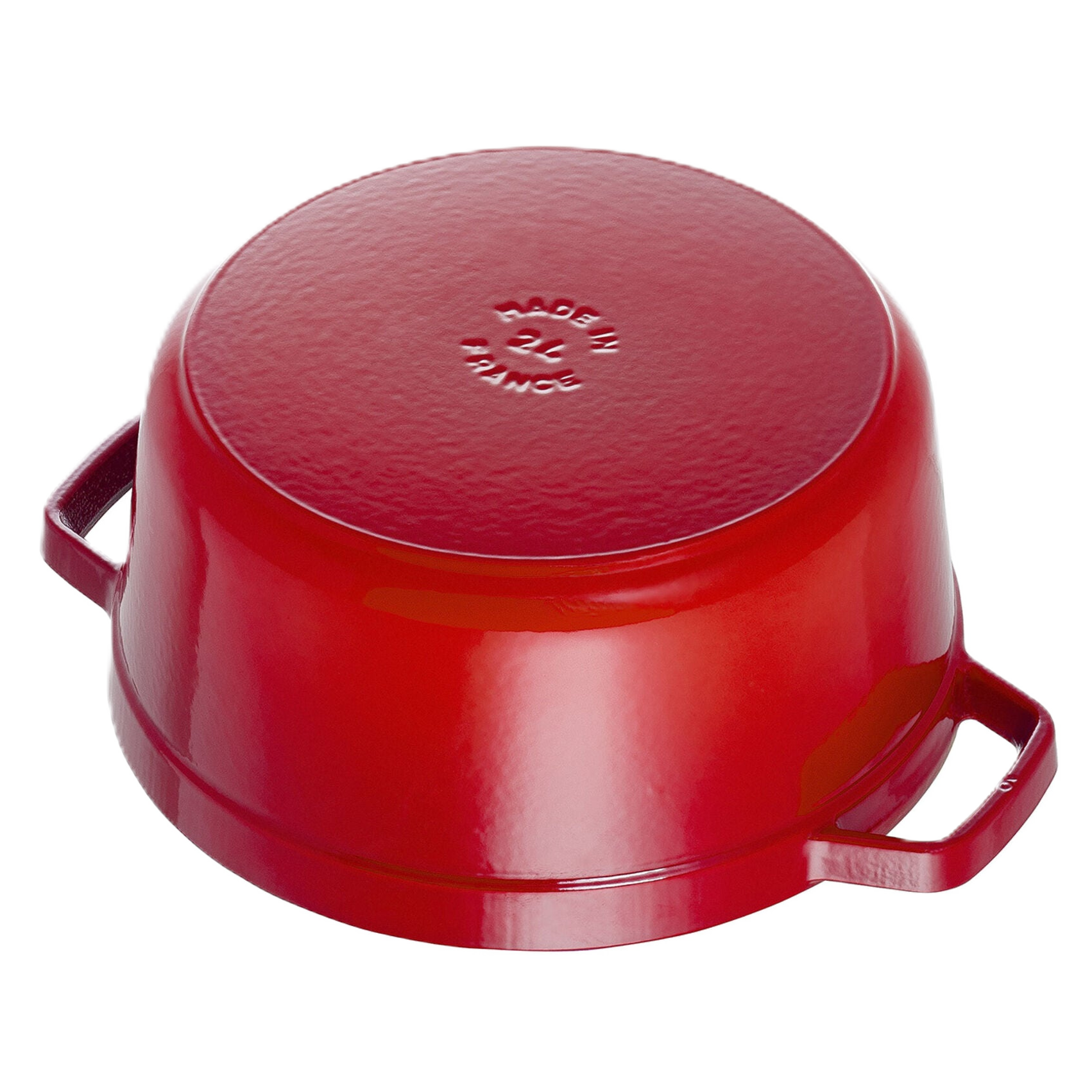 STAUB La Cocotte 8.4 L Cast Iron Round Cocotte, Cherry