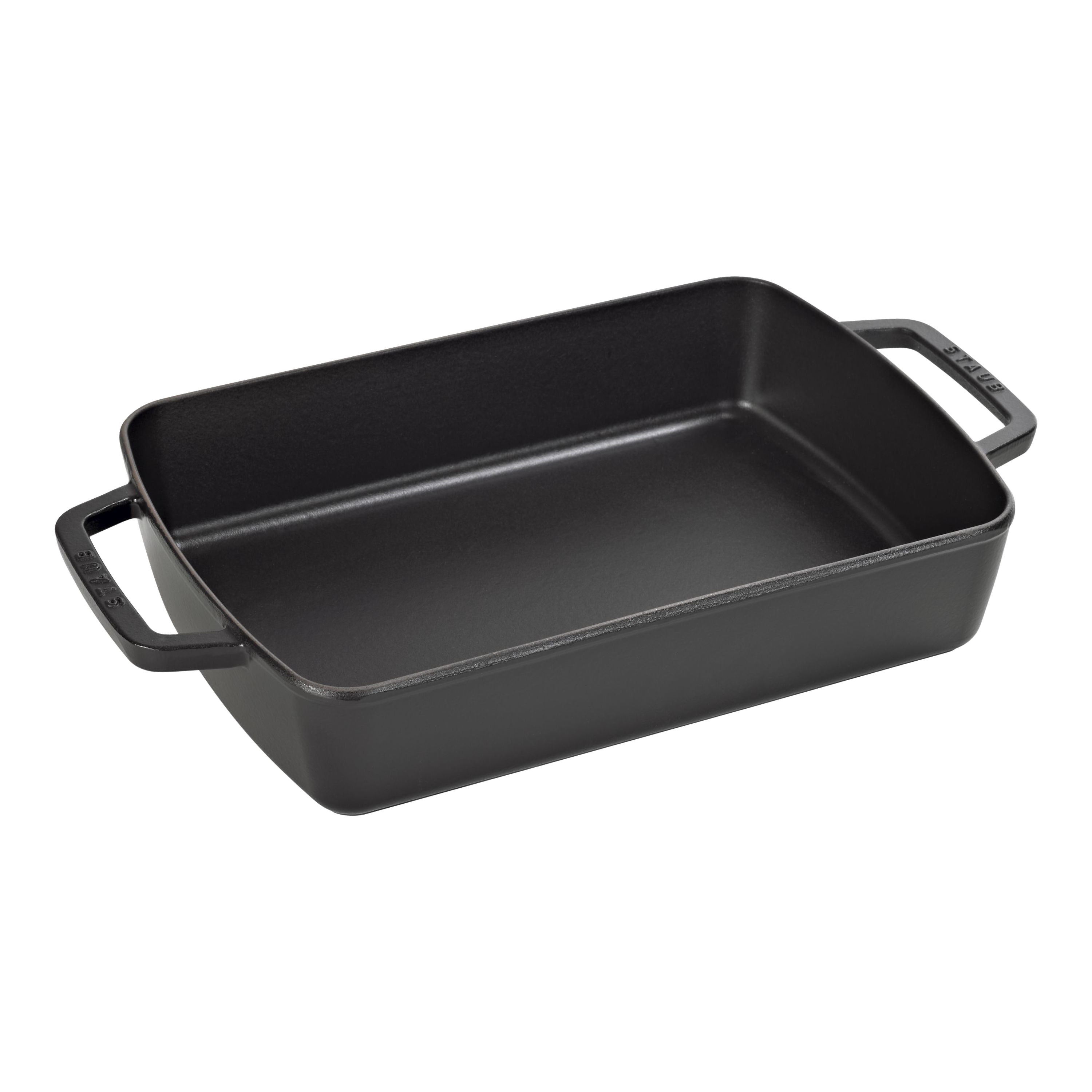 STAUB Specialities 3 L Cast Iron Rectangular Roasting And Baking Pan, Black-0
