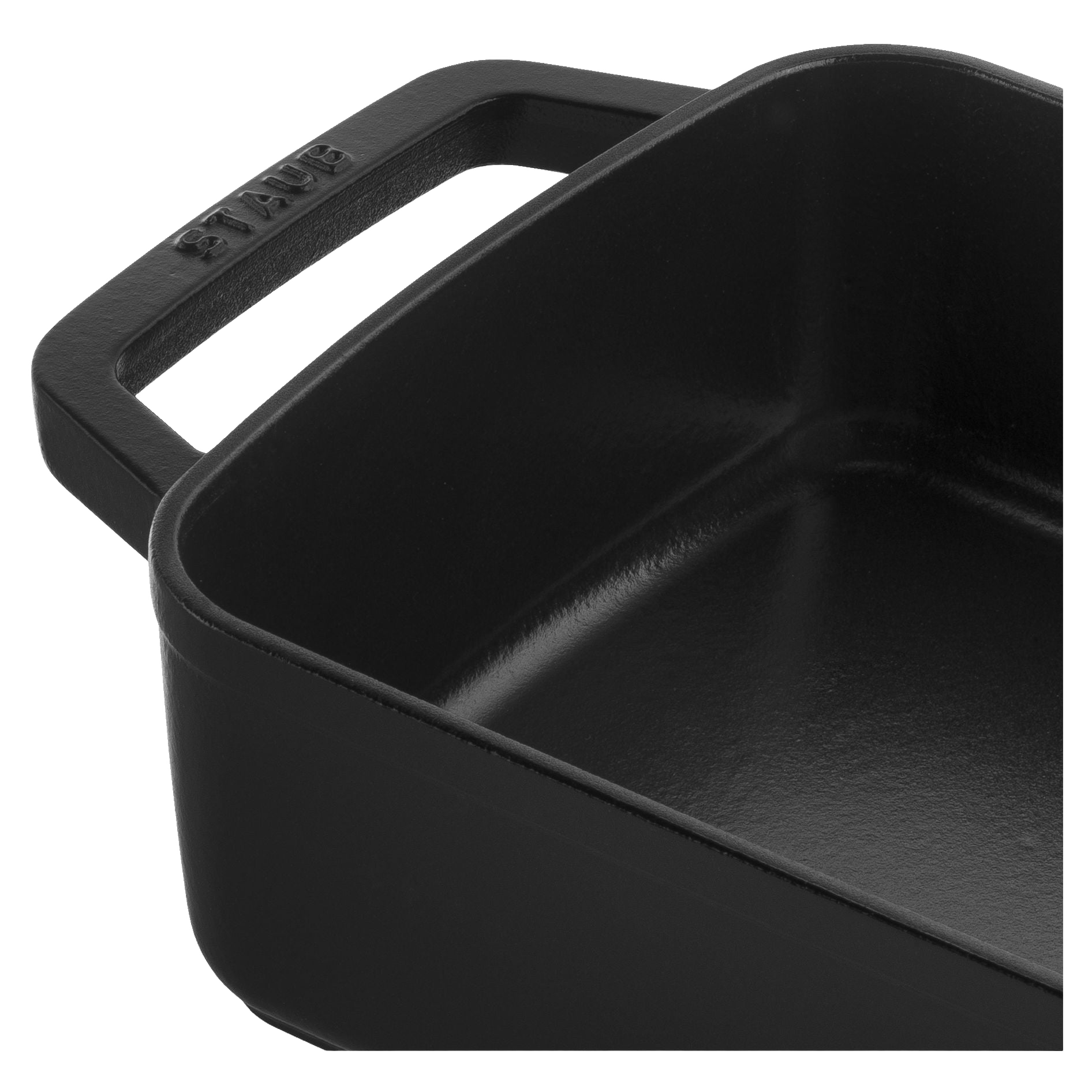 STAUB Specialities 3 L Cast Iron Rectangular Roasting And Baking Pan, Black-1