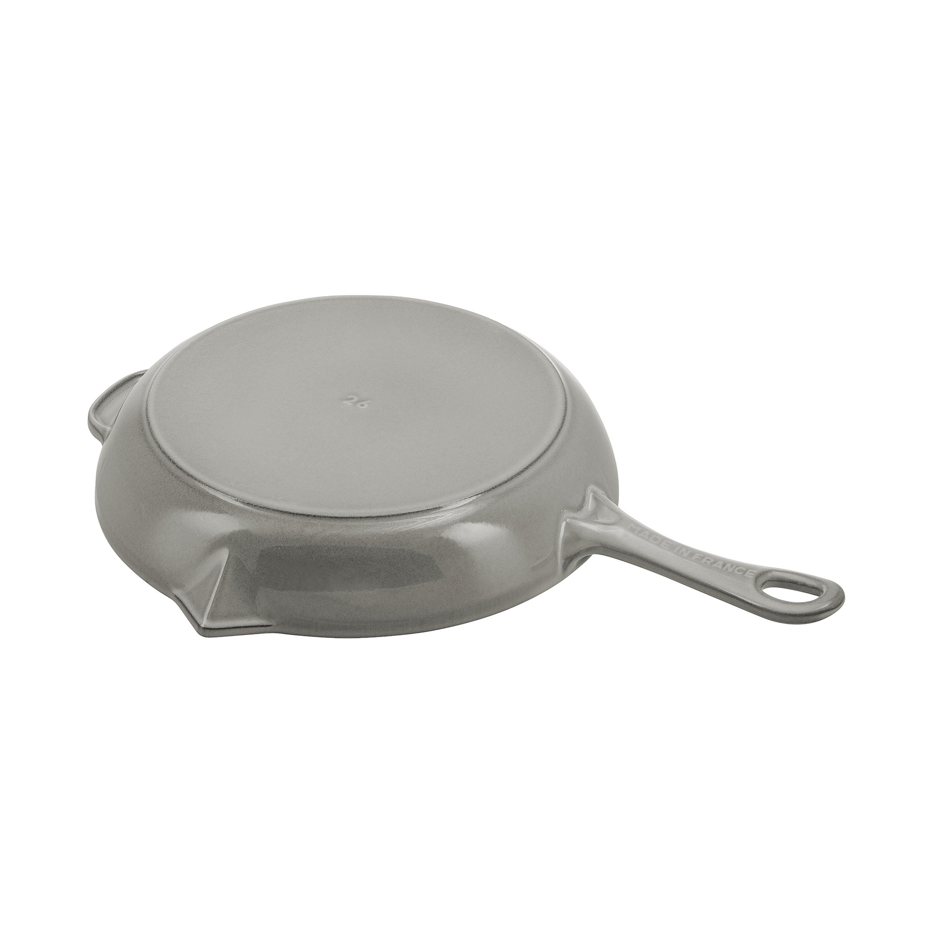 STAUB Pans 26 cm / 10 inch Cast Iron Frying Pan, Graphite-Grey