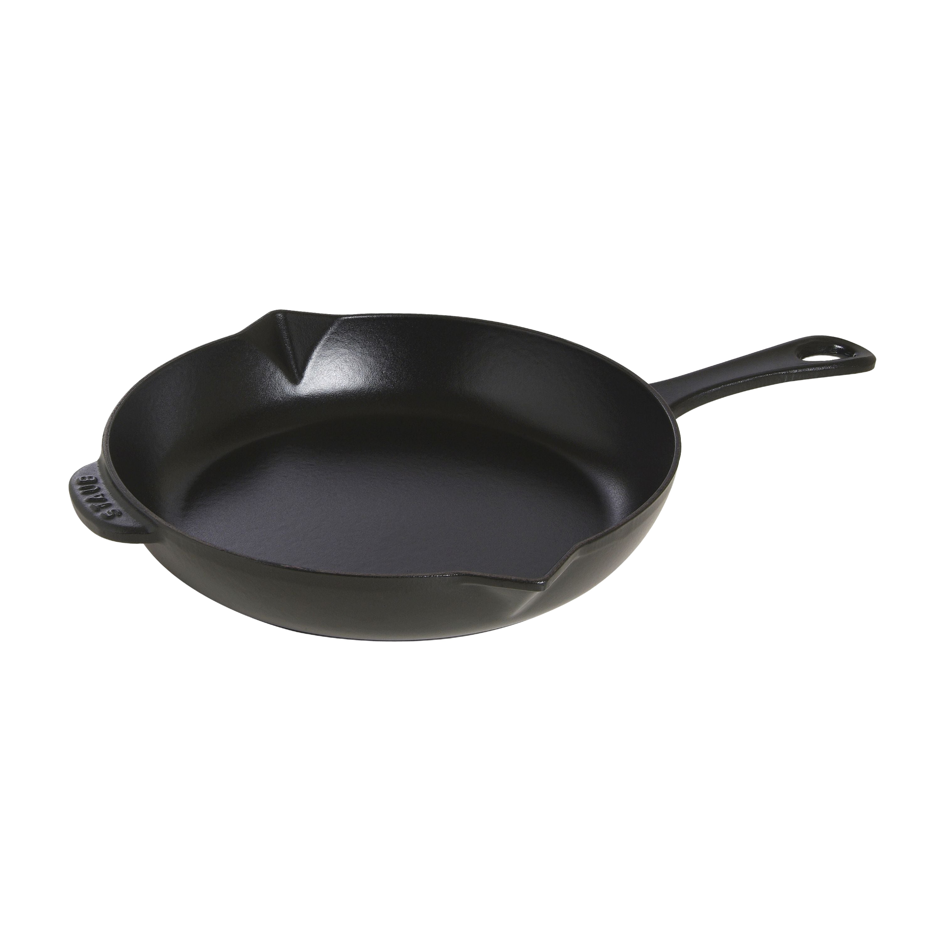 STAUB 26 cm (10 inch) Cast Iron Frying Pan – Black, Durable & Even Heating-0