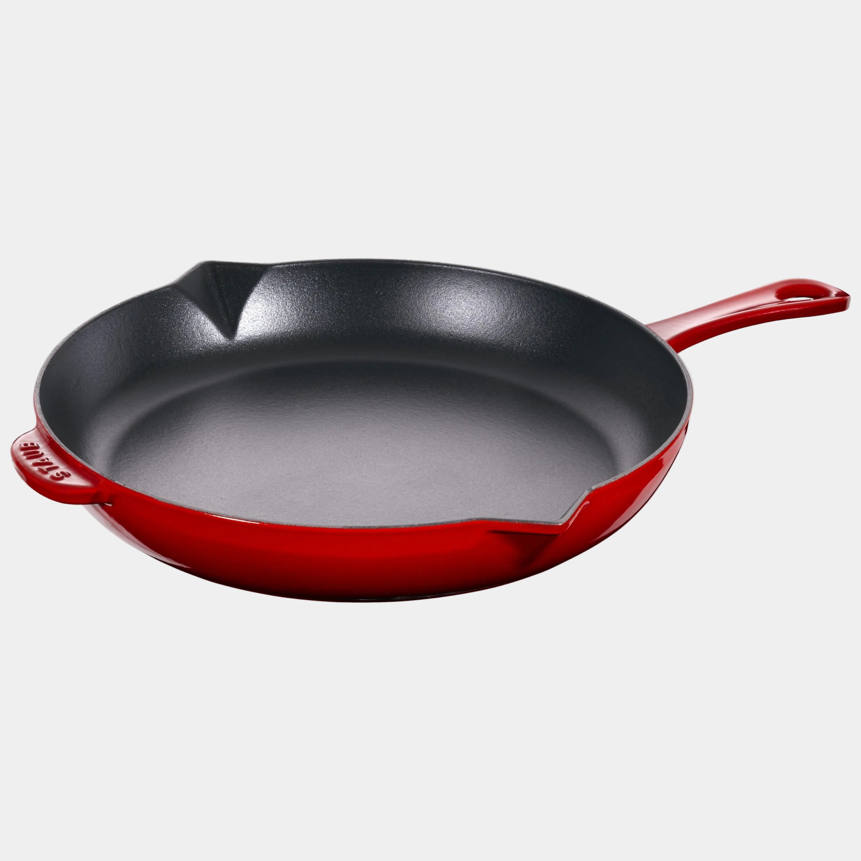 STAUB Pans 26 cm / 10 inch Cast Iron Frying Pan, Cherry