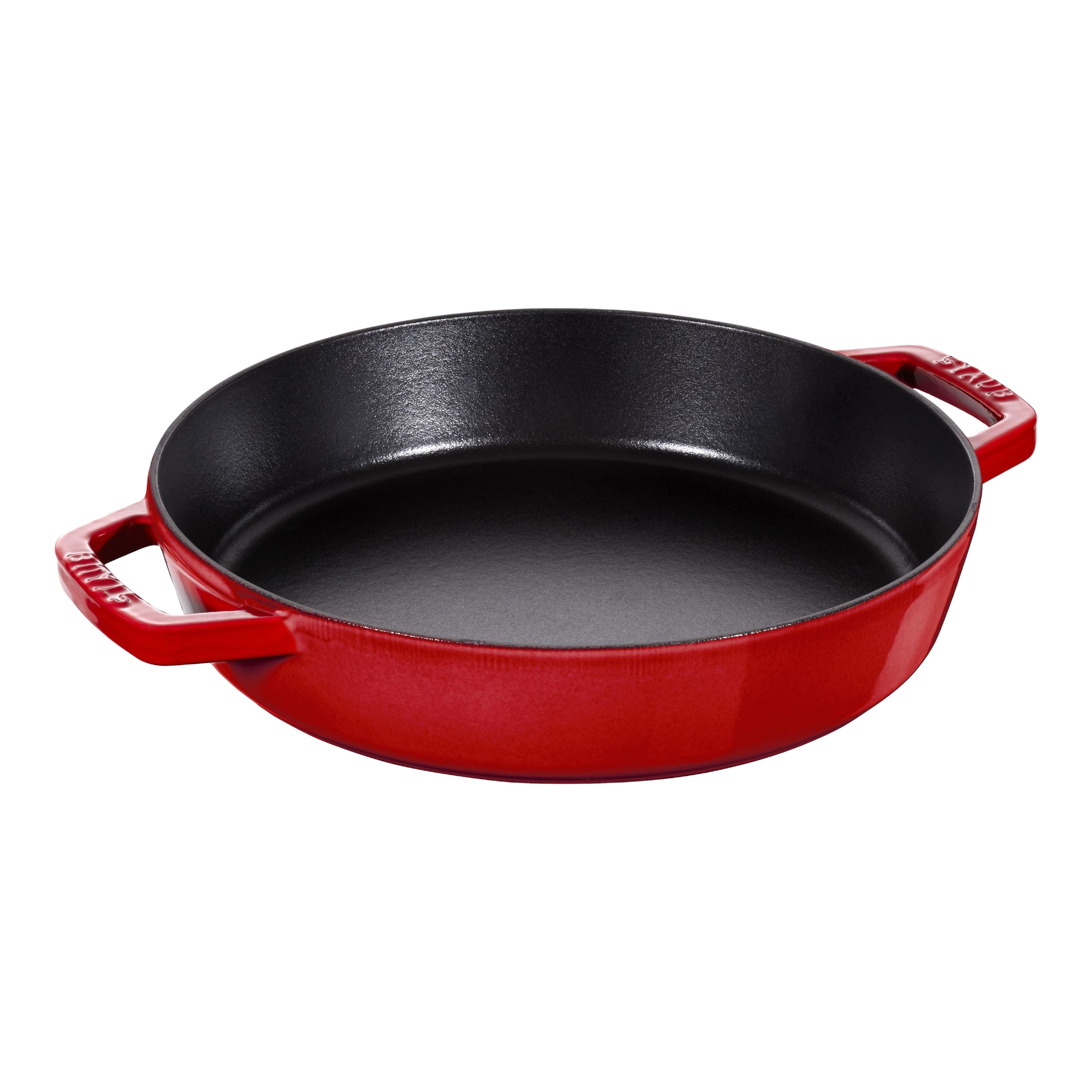 Staub Cast Iron 34 cm Cherry Double Handle Skillet-0