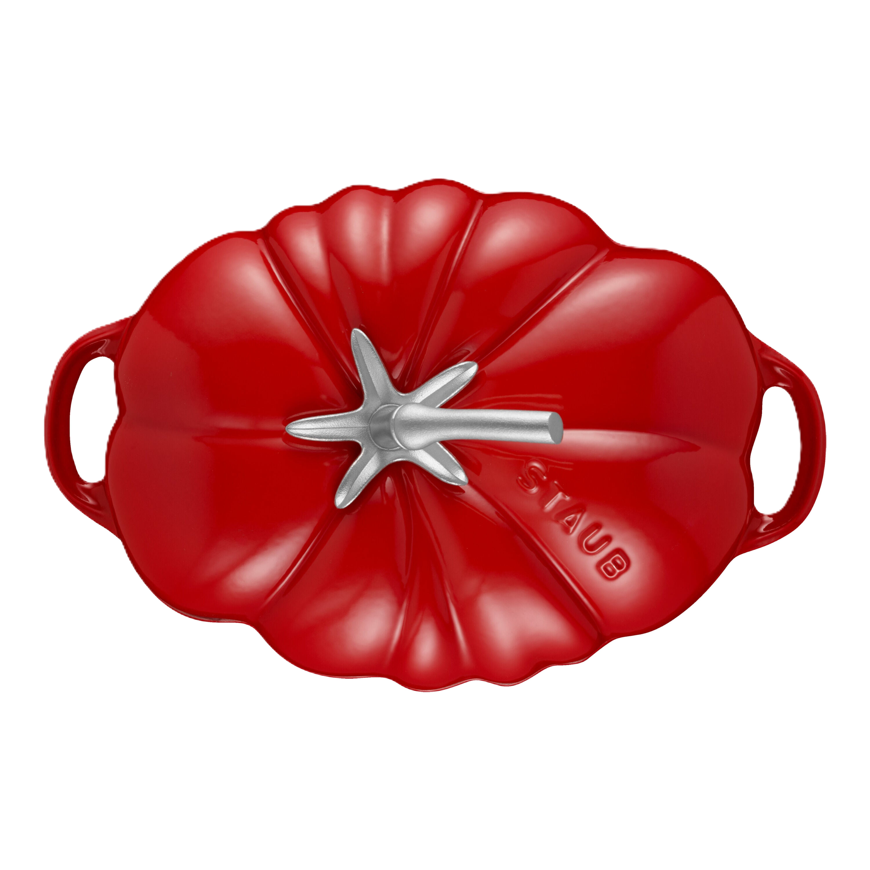 STAUB La Cocotte 2.8 L Cast Iron Tomato Cocotte, Cherry