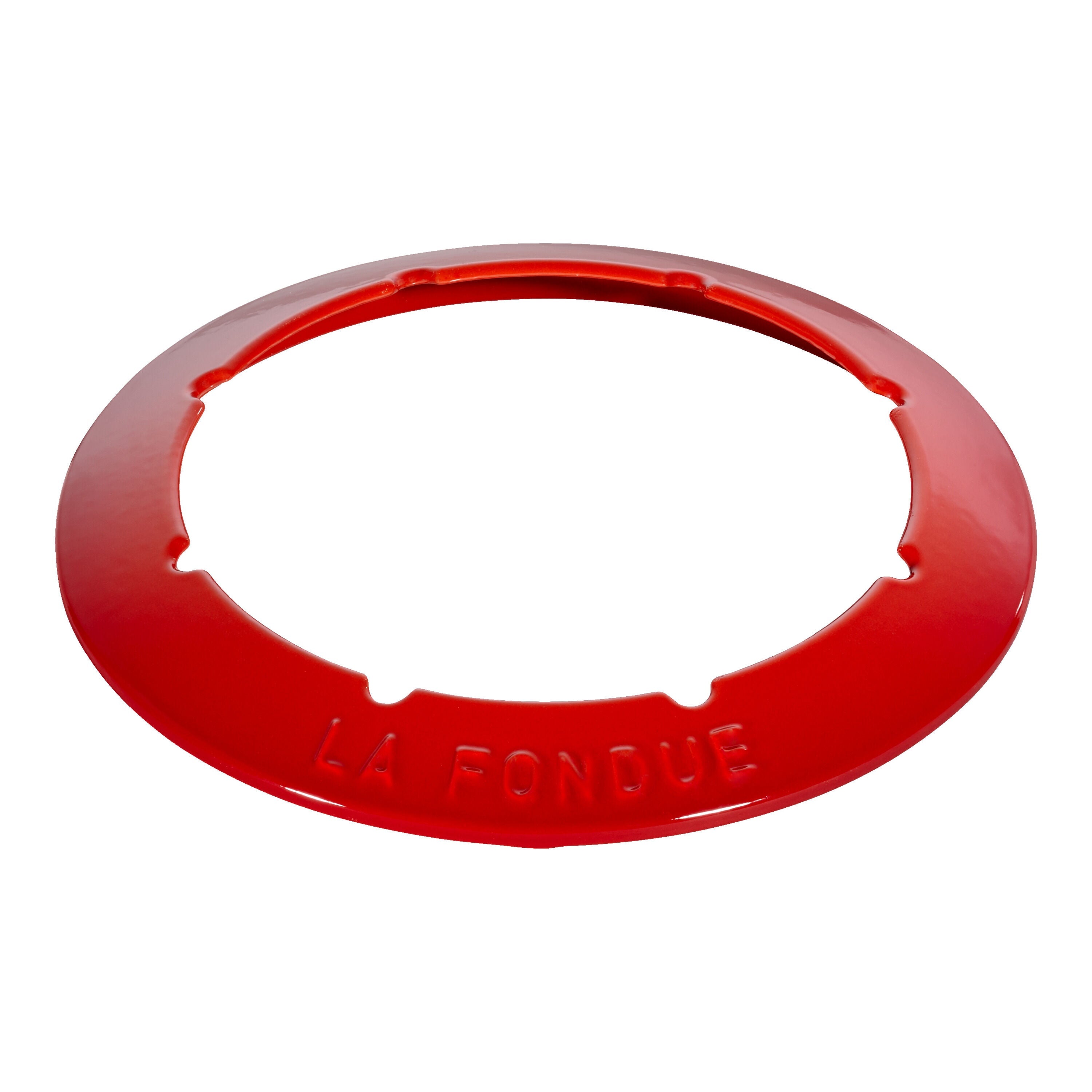 STAUB Specialities  Cast Iron Fondue Set, Cherry-1