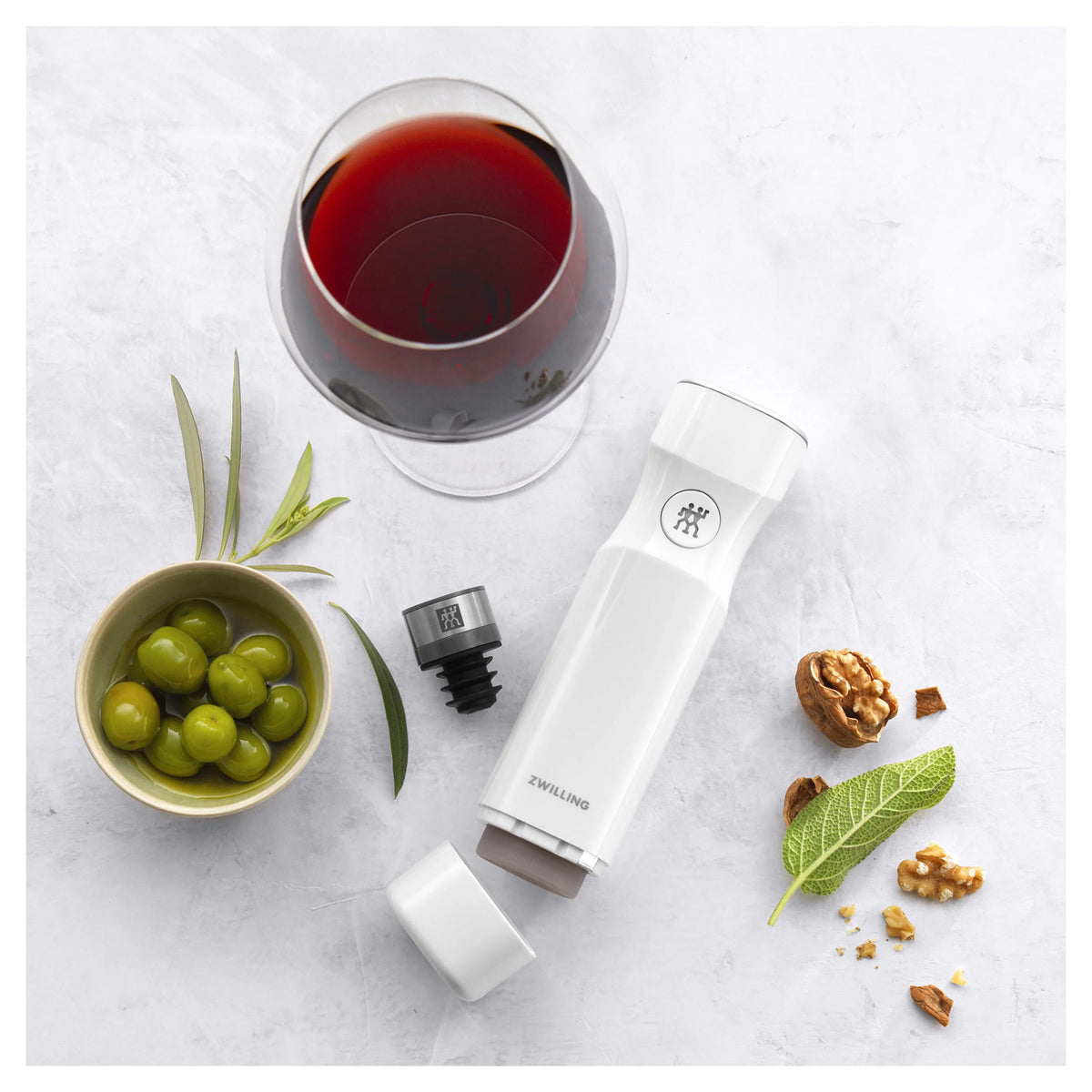ZWILLING Fresh & Save Set de scelleurs sous vide pour vin 3 pièces avec application