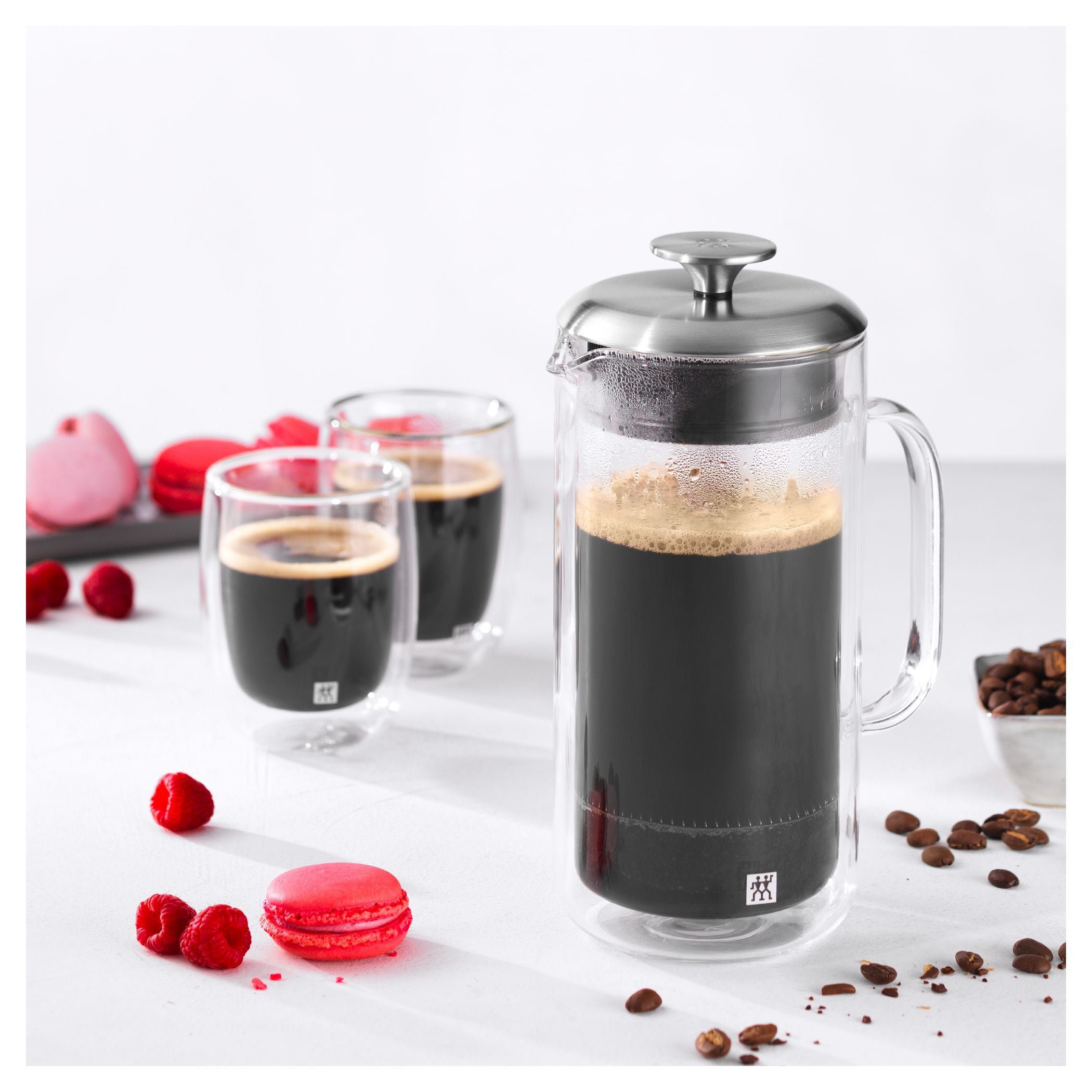 ZWILLING Sorrento Plus Double-Wall French Press, Transparent-1
