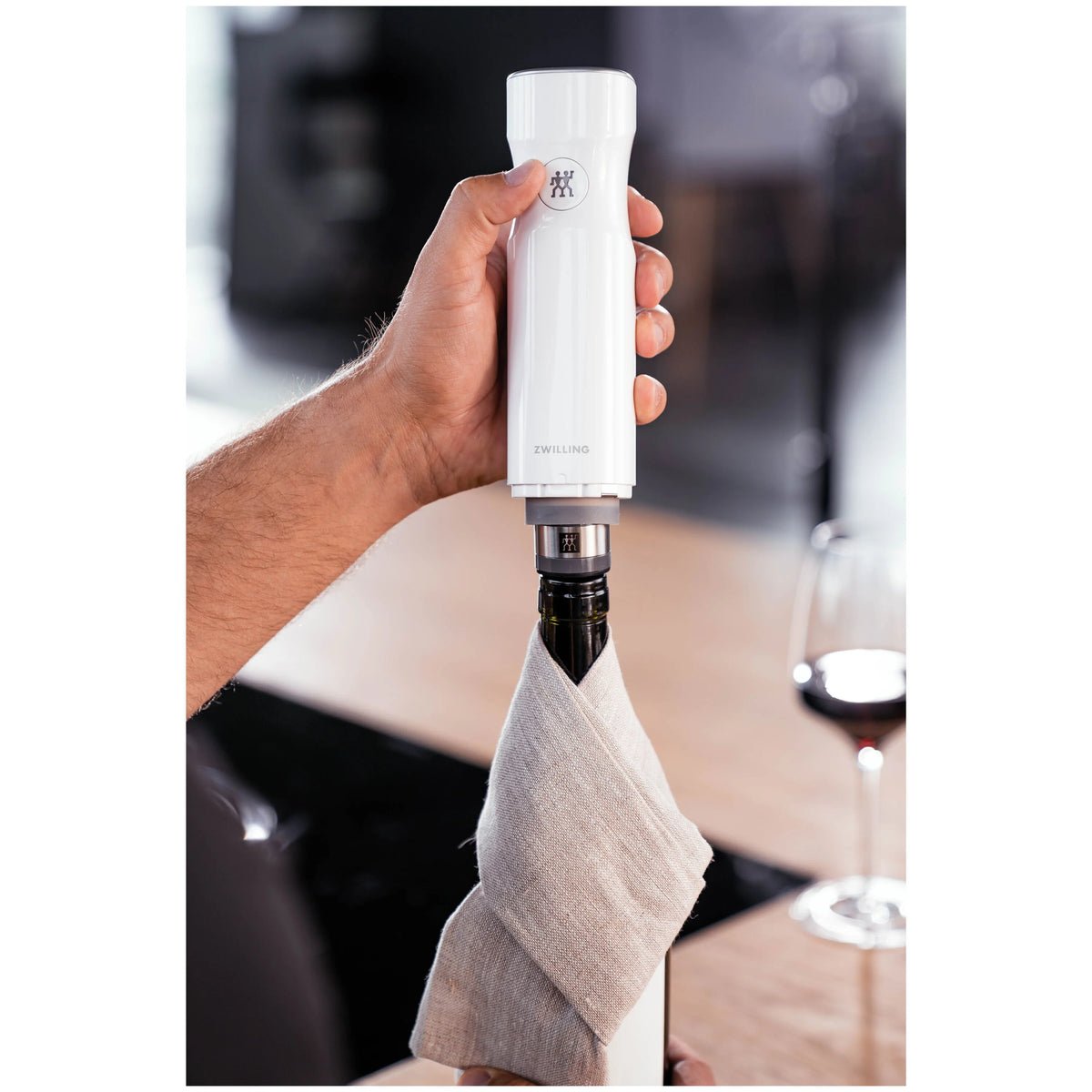 ZWILLING Fresh & Save Set de scelleurs sous vide pour vin 3 pièces avec application