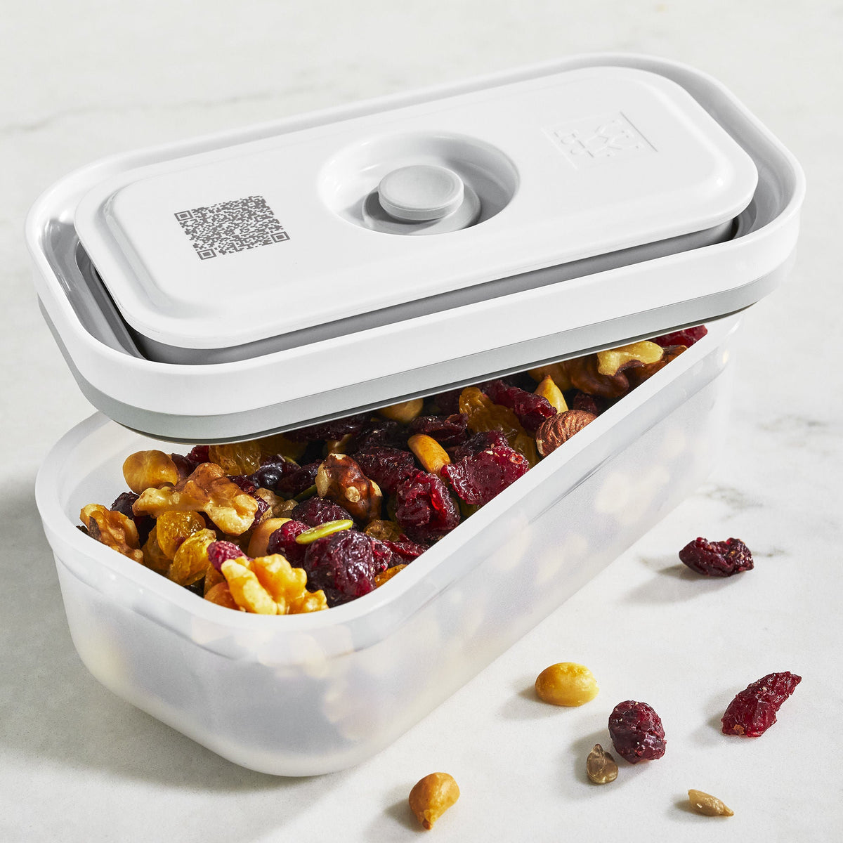 ZWILLING Fresh & Save S Vacuum Box, Plastic, Semitransparent-Grey