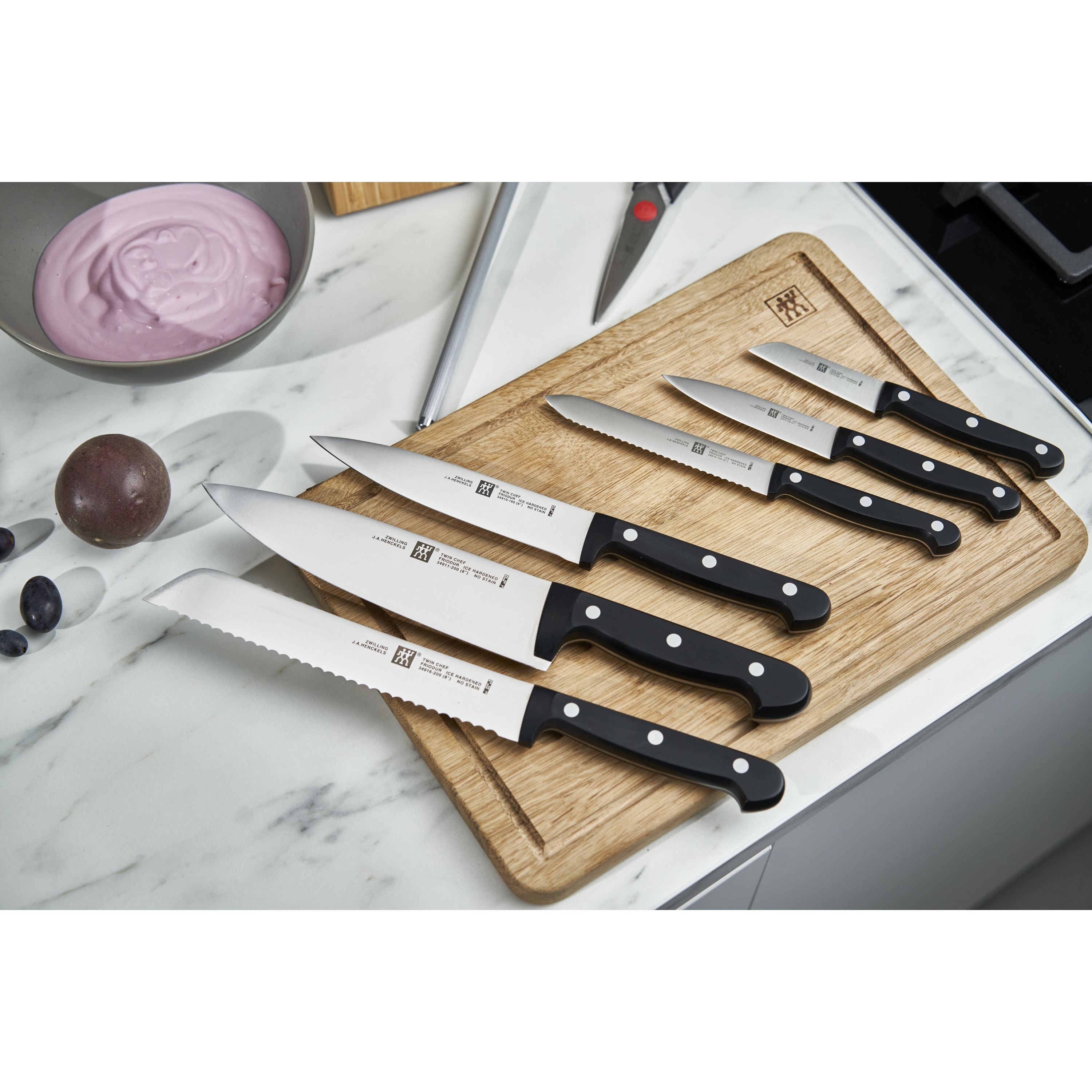 ZWILLING TWIN Chef 2 9 Piece Knife Block Set, Anthracite-1