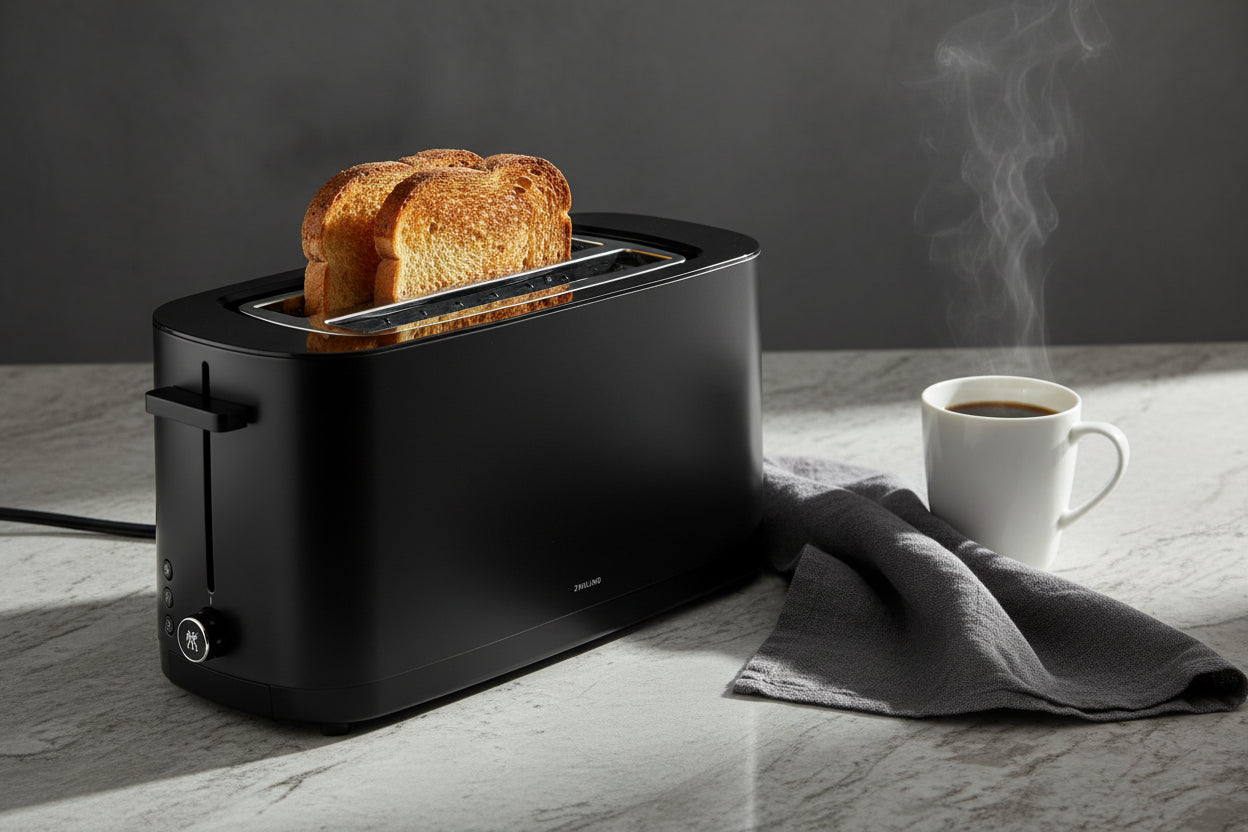 ZWILLING Enfinigy 2 Slice Toaster – Stainless Steel Black