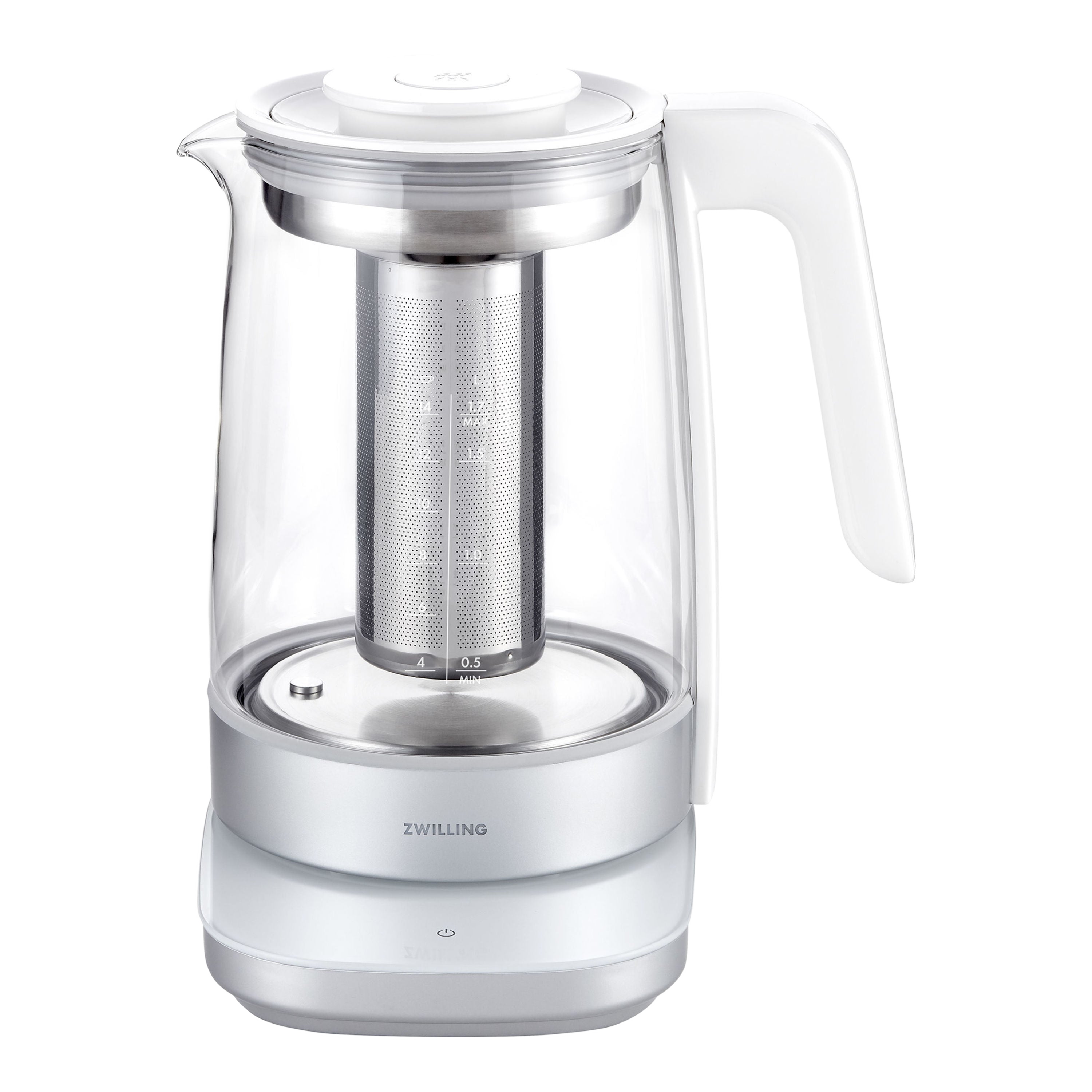 ZWILLING Enfinigy 1.7 L Glass Programable Electric Kettle - Silver-0