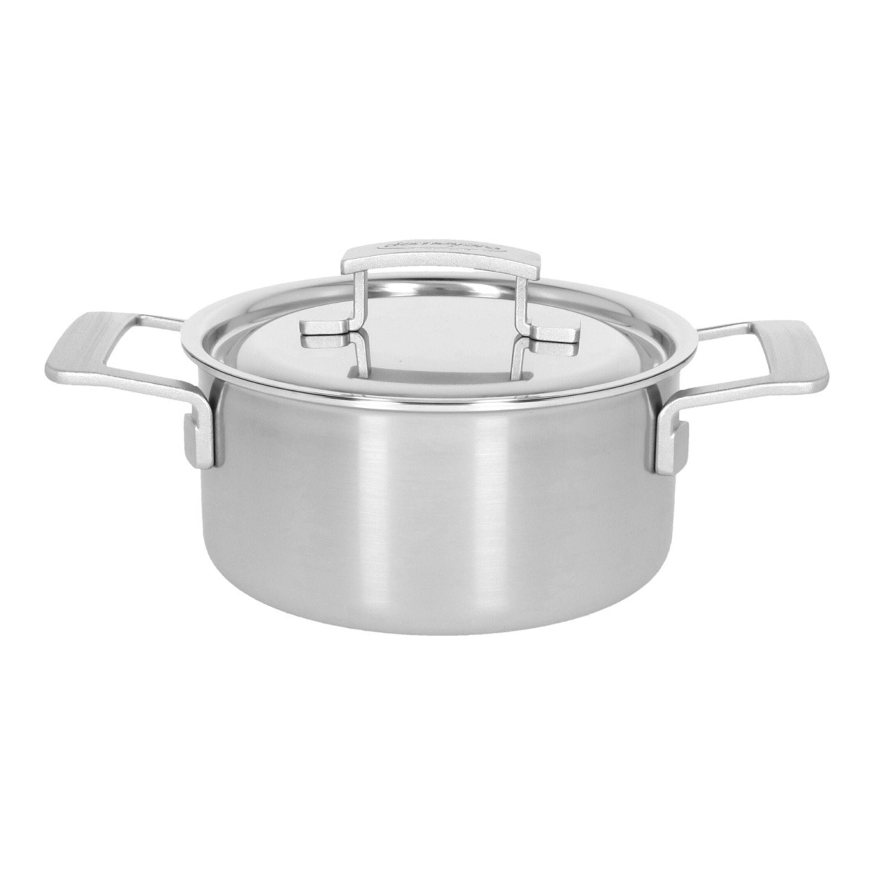 DEMEYERE Industry 5 2.2 L 18/10 Stainless Steel Stew Pot With Lid