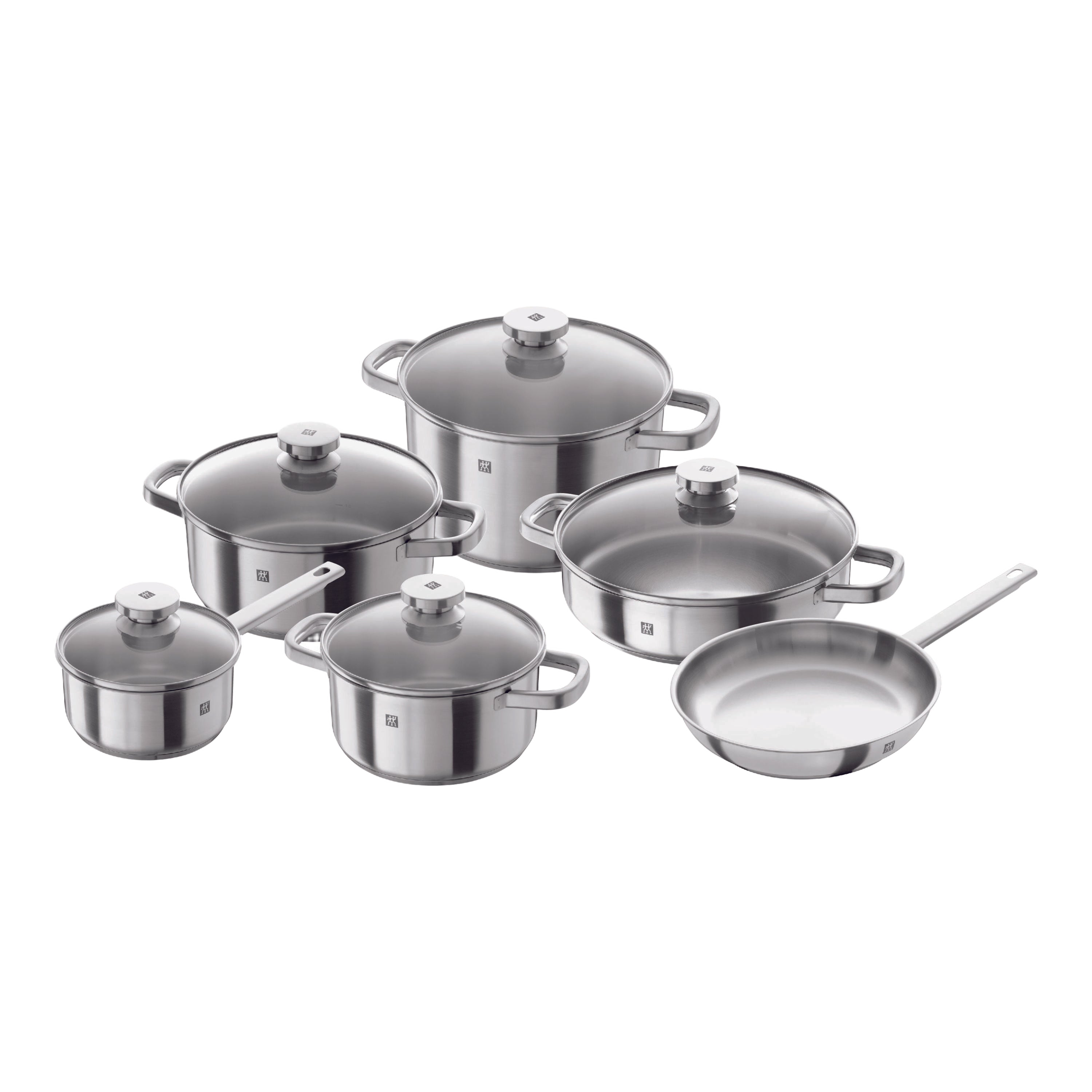 ZWILLING Joy 11-Piece Stainless Steel Cookware Set – Induction and Oven Safe-0