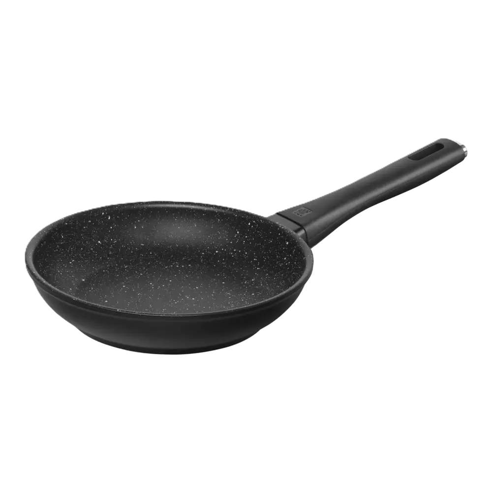 zwilling Black fry pan on white back ground