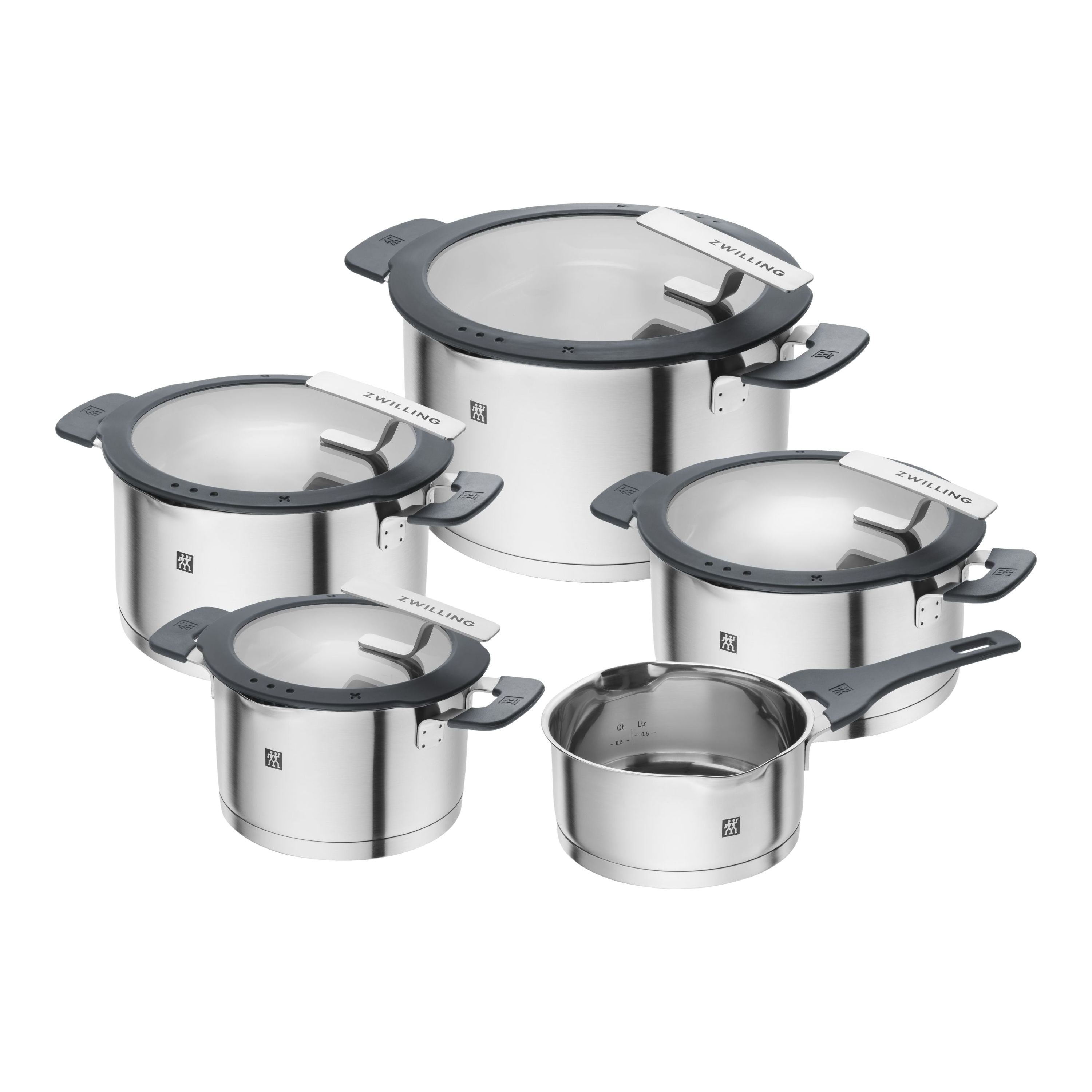 ZWILLING Simplify 9-Piece Pot Set – Stainless Steel, Durable & Versatile-0